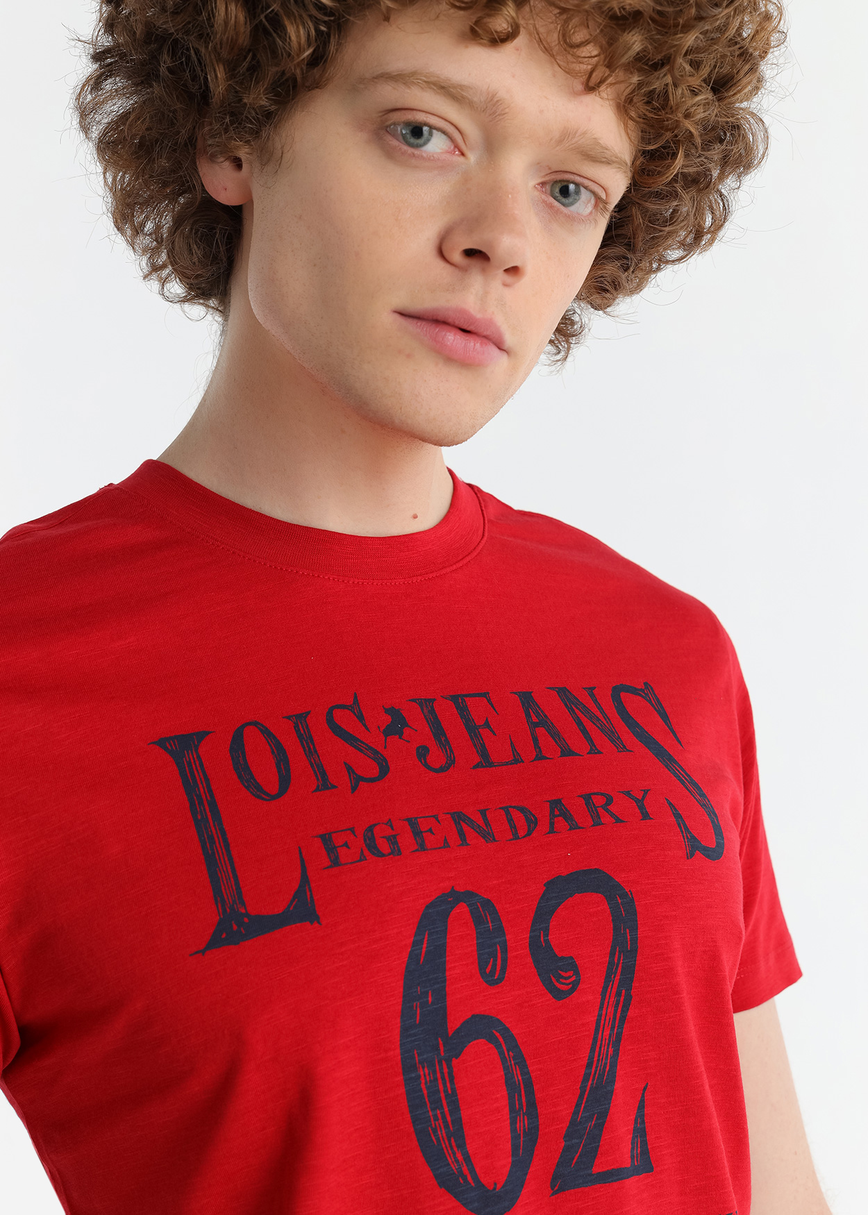 T-Shirt Gráfica Homem Vermelho