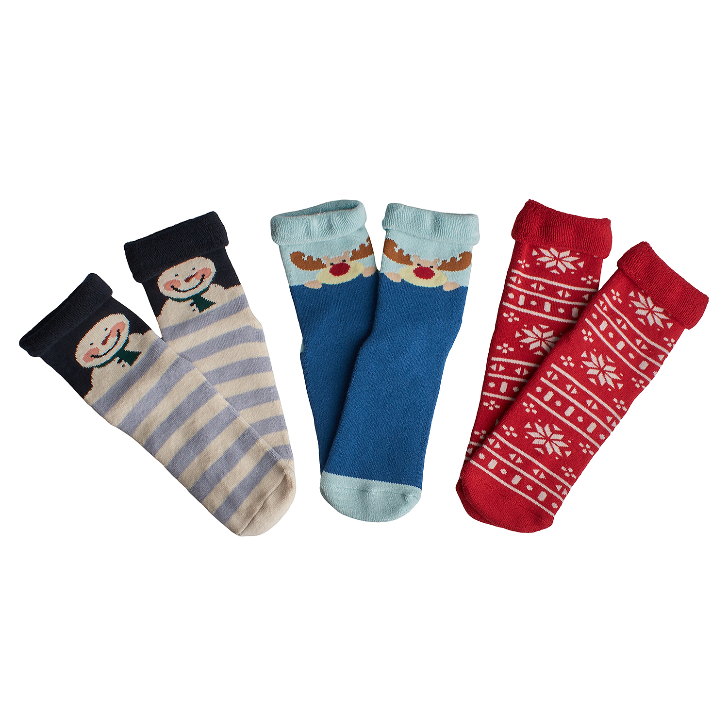 Pack 3 Meias Bebé MultiCor