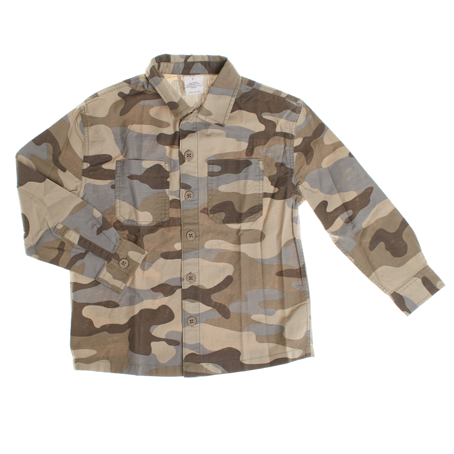 Camisa manga comprida Menino Bege