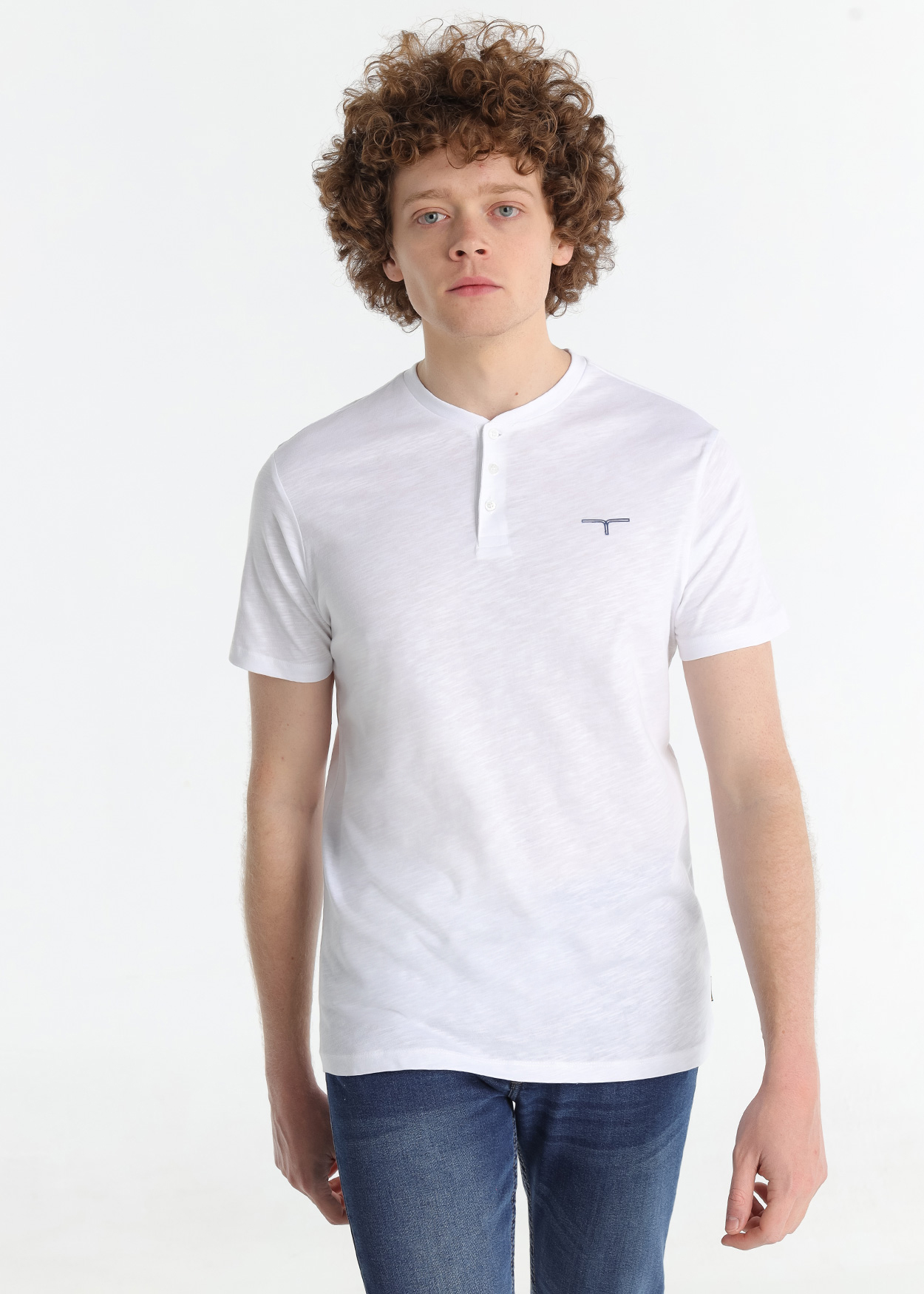 T-Shirt básica Homem Branco