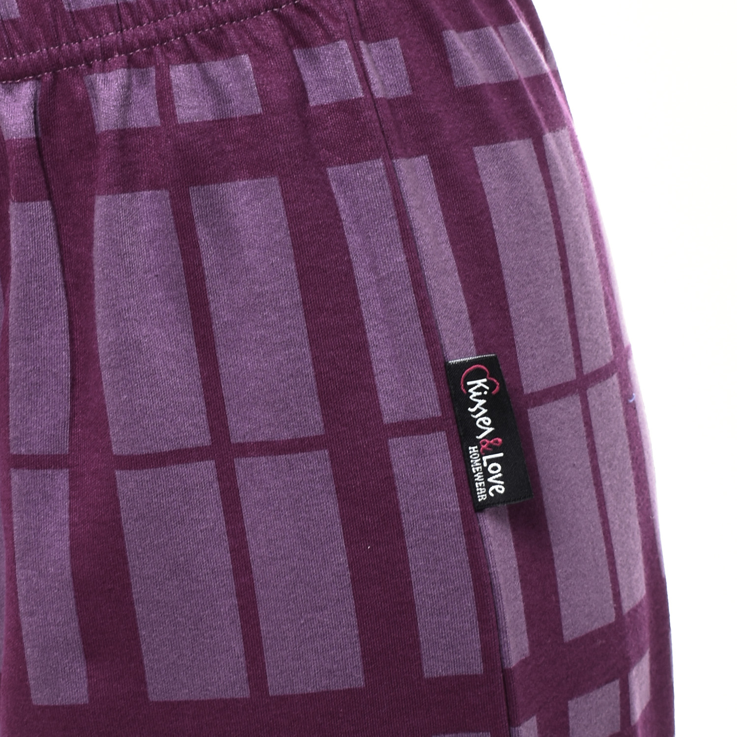 Pijama de Manga Comprida Roxo