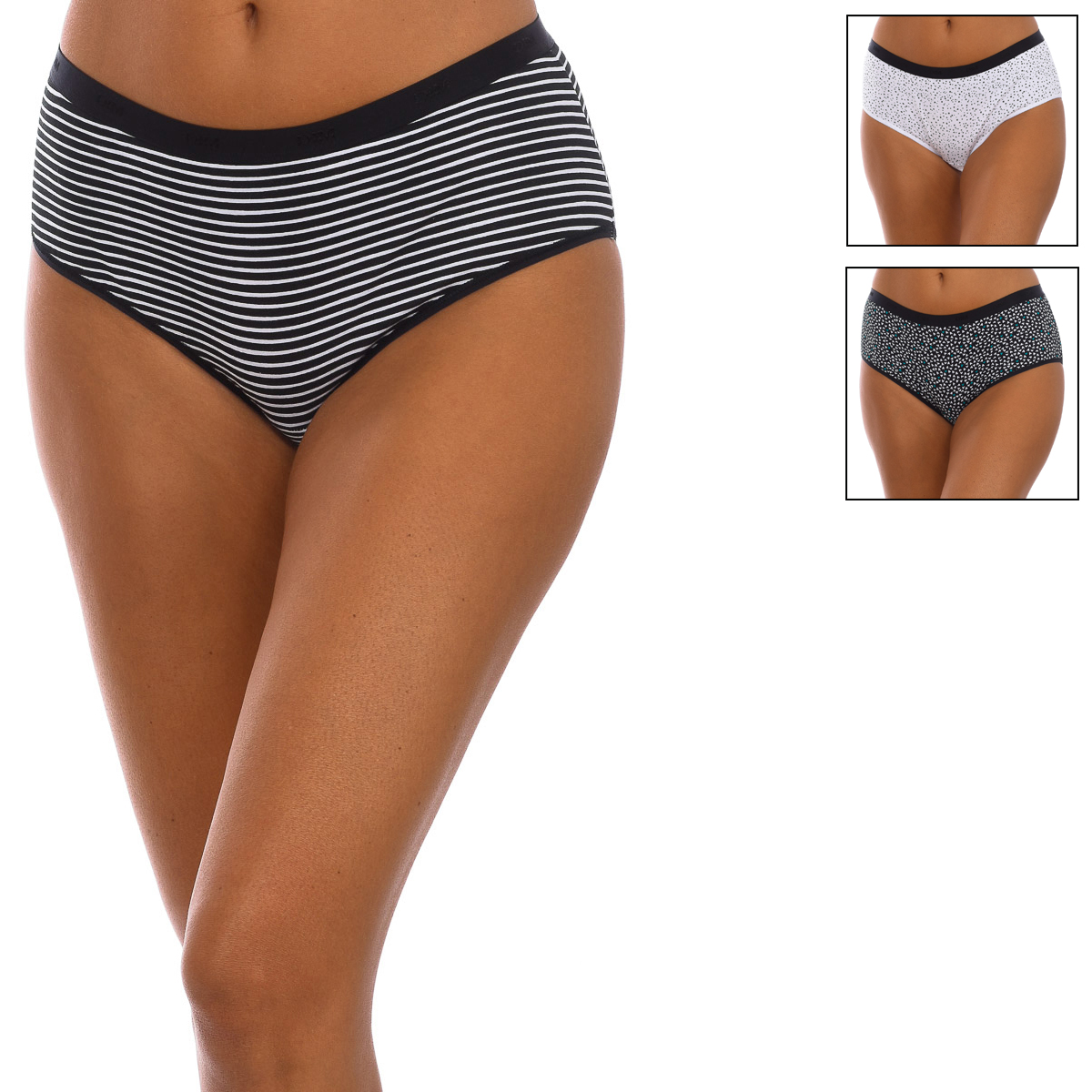 Pack 3 Culottes Senhora MultiCor