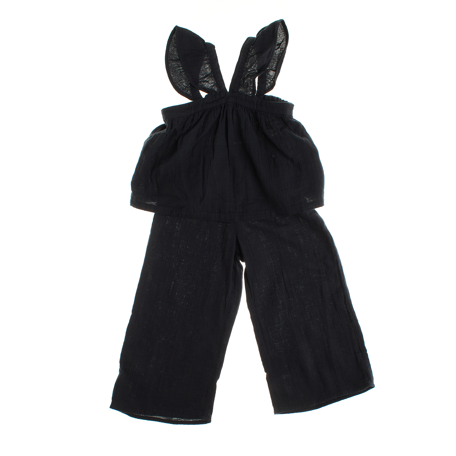 Conjunto Top + Calças Menina Preto