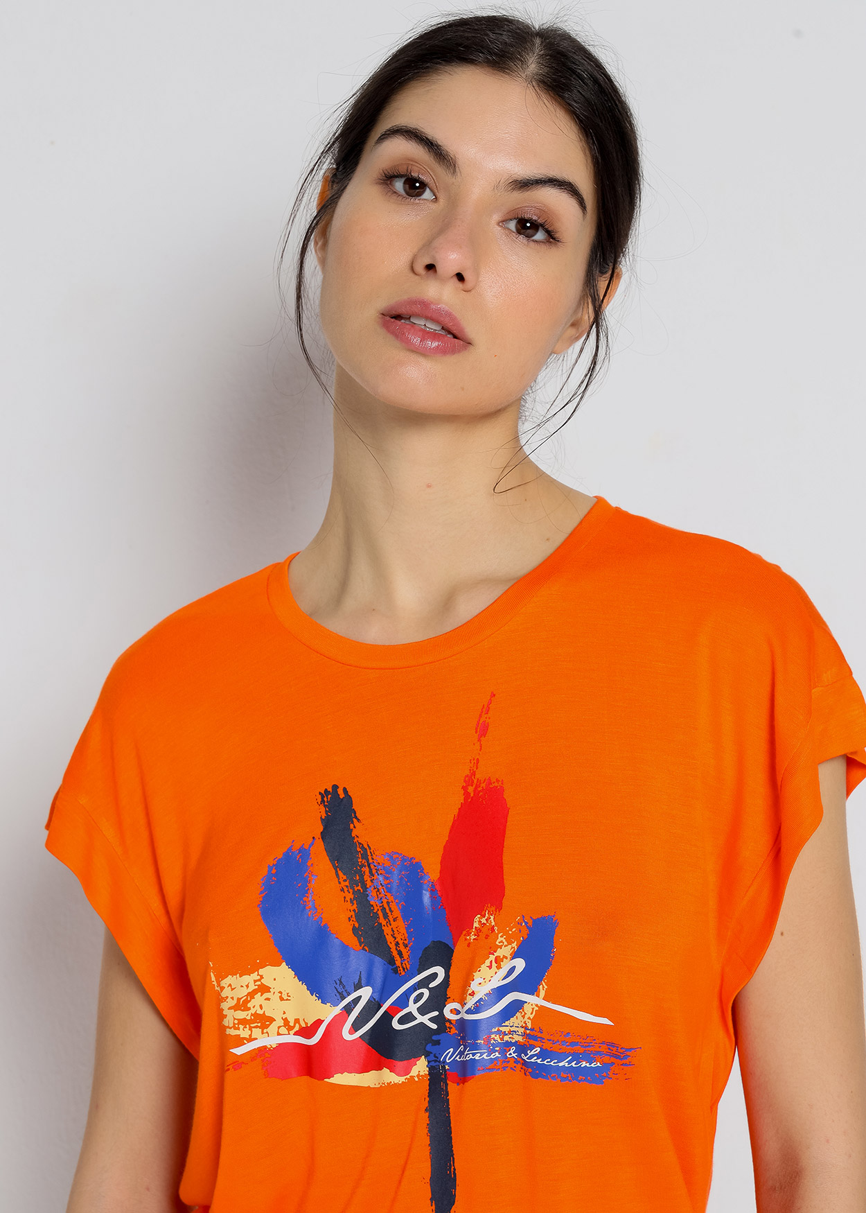 T-Shirt Senhora Laranja
