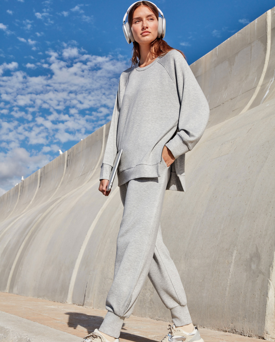 Sweatshirt oversized Cinzento