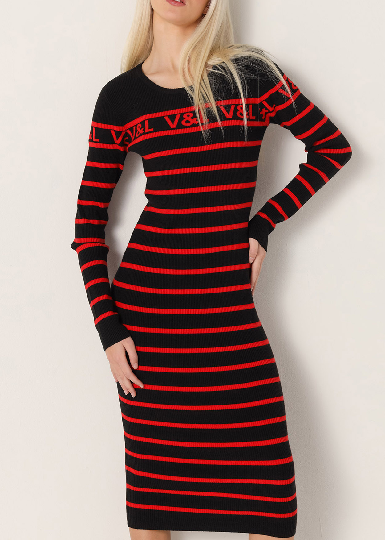 Vestido Midi Senhora Preto