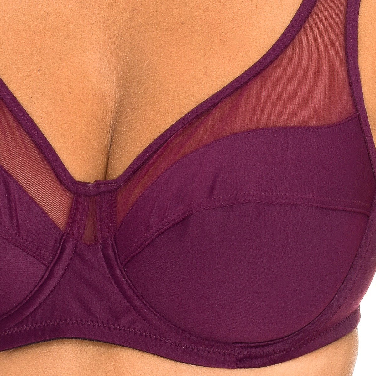 Soutien Senhora Generous com Aros Roxo