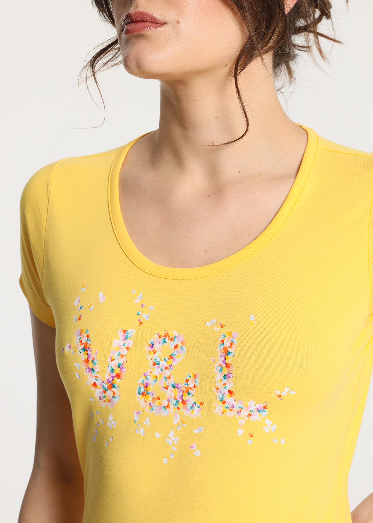 T-Shirt Senhora Amarelo