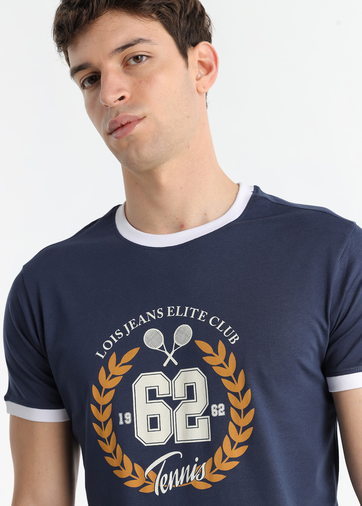T-Shirt Gráfica Triunfo 62 Homem Azul