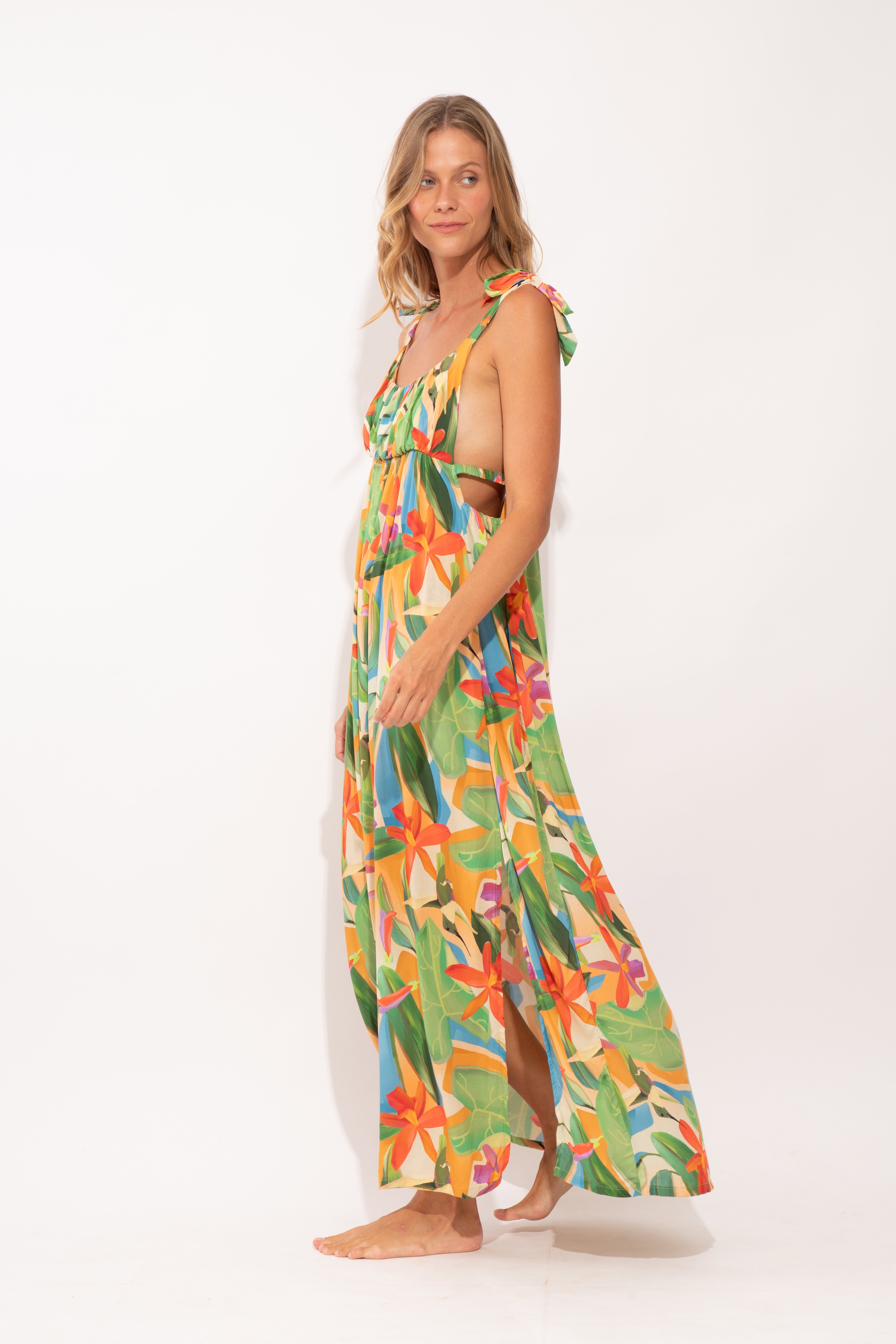 Vestido Tropical Chiara Verde