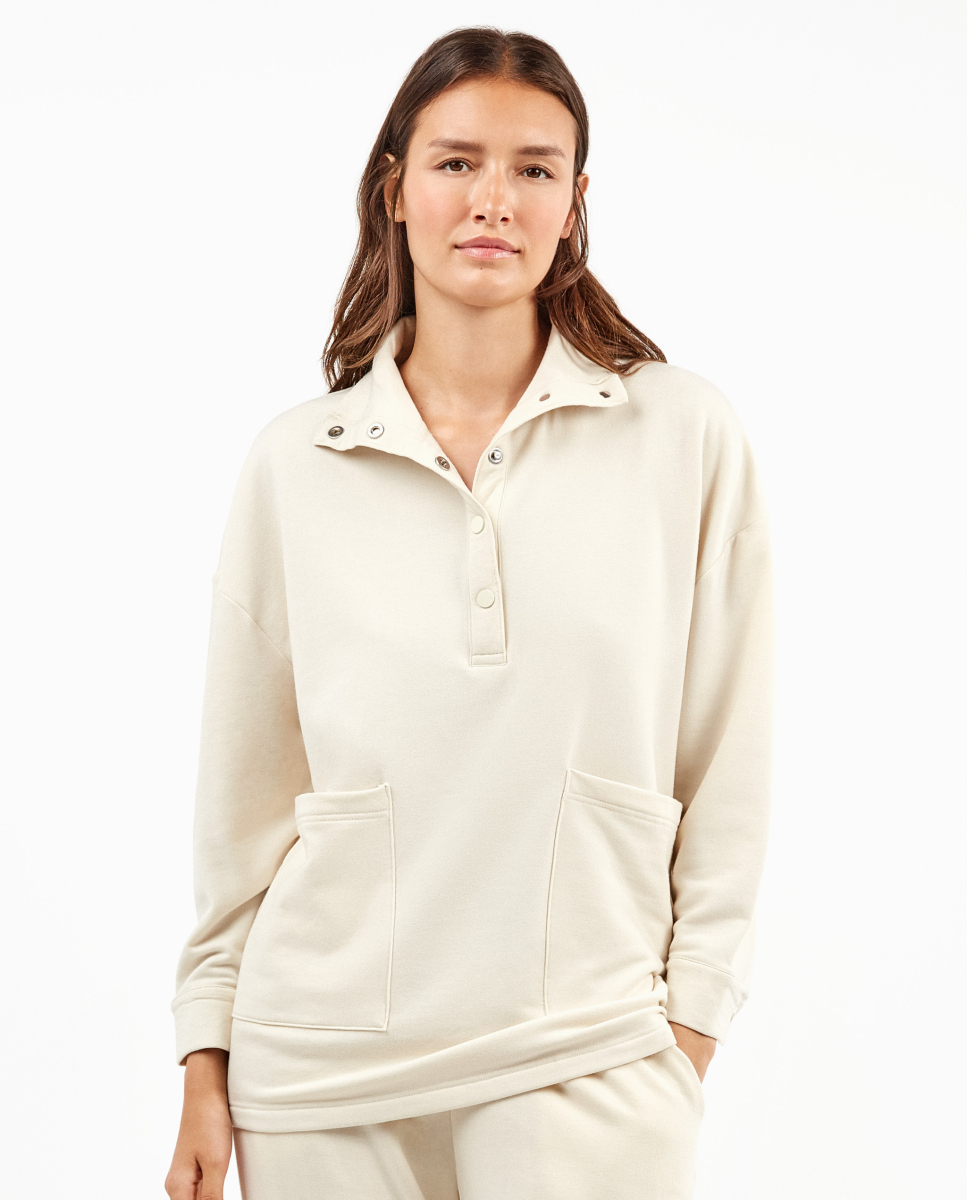 Sweatshirt oversized Bege