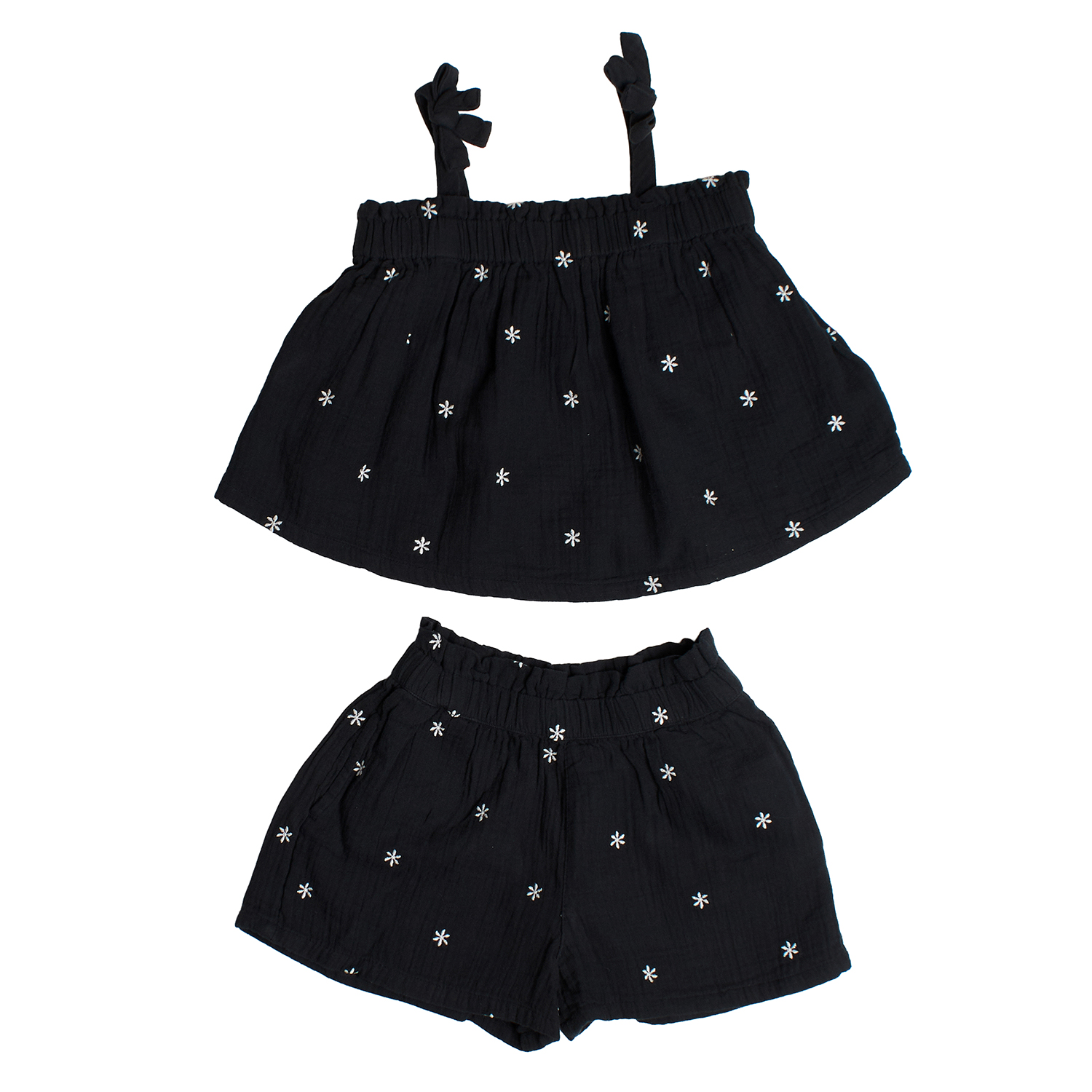 Conjunto Top + Calções Menina Preto