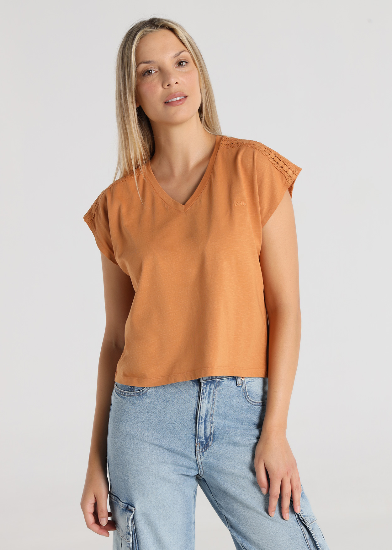 T-Shirt Senhora Castanho