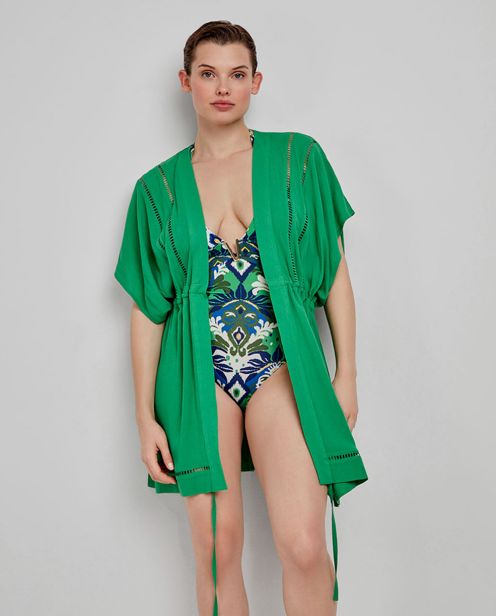 Caftan Curto Verde