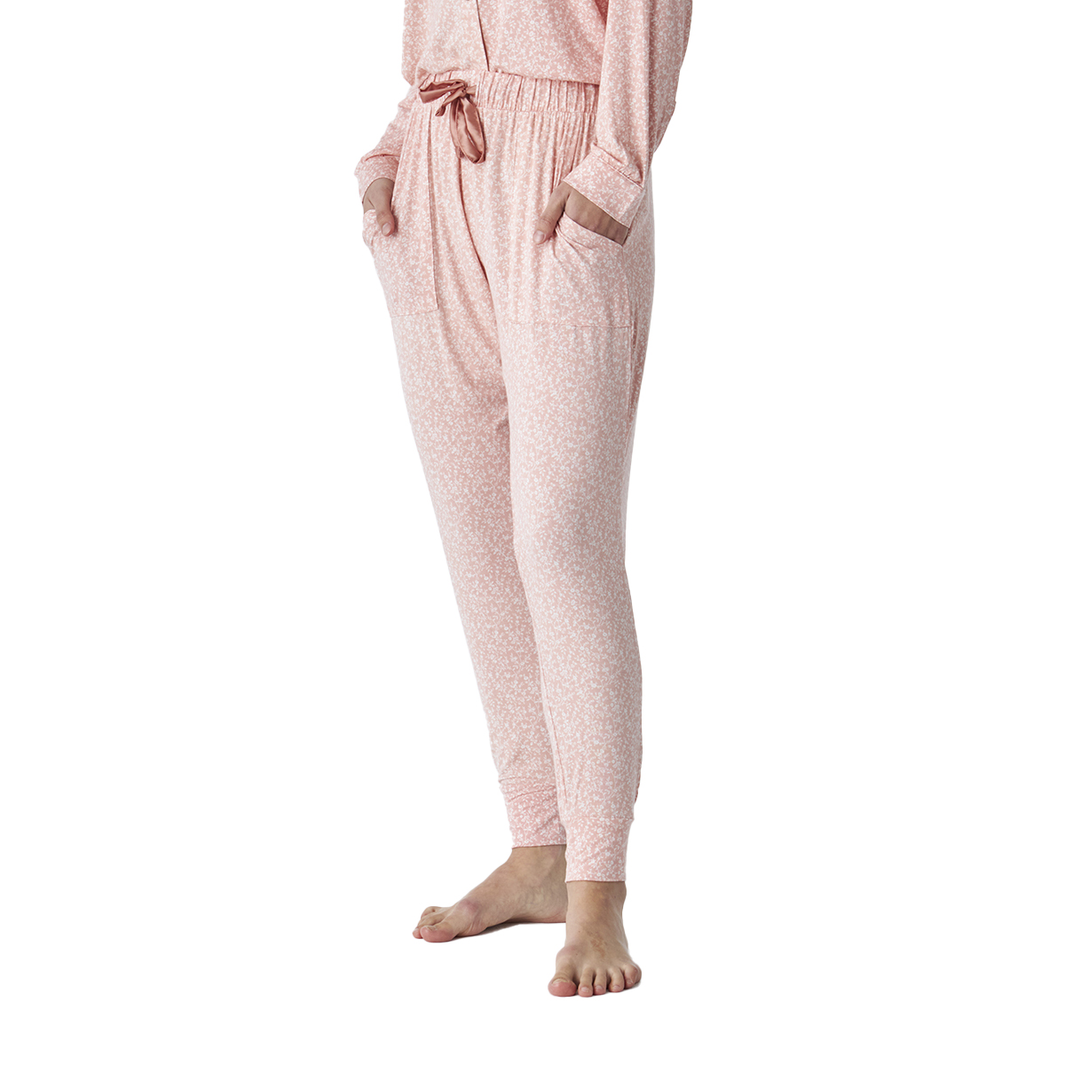 Pijama Senhora Manga Comprida Rosa