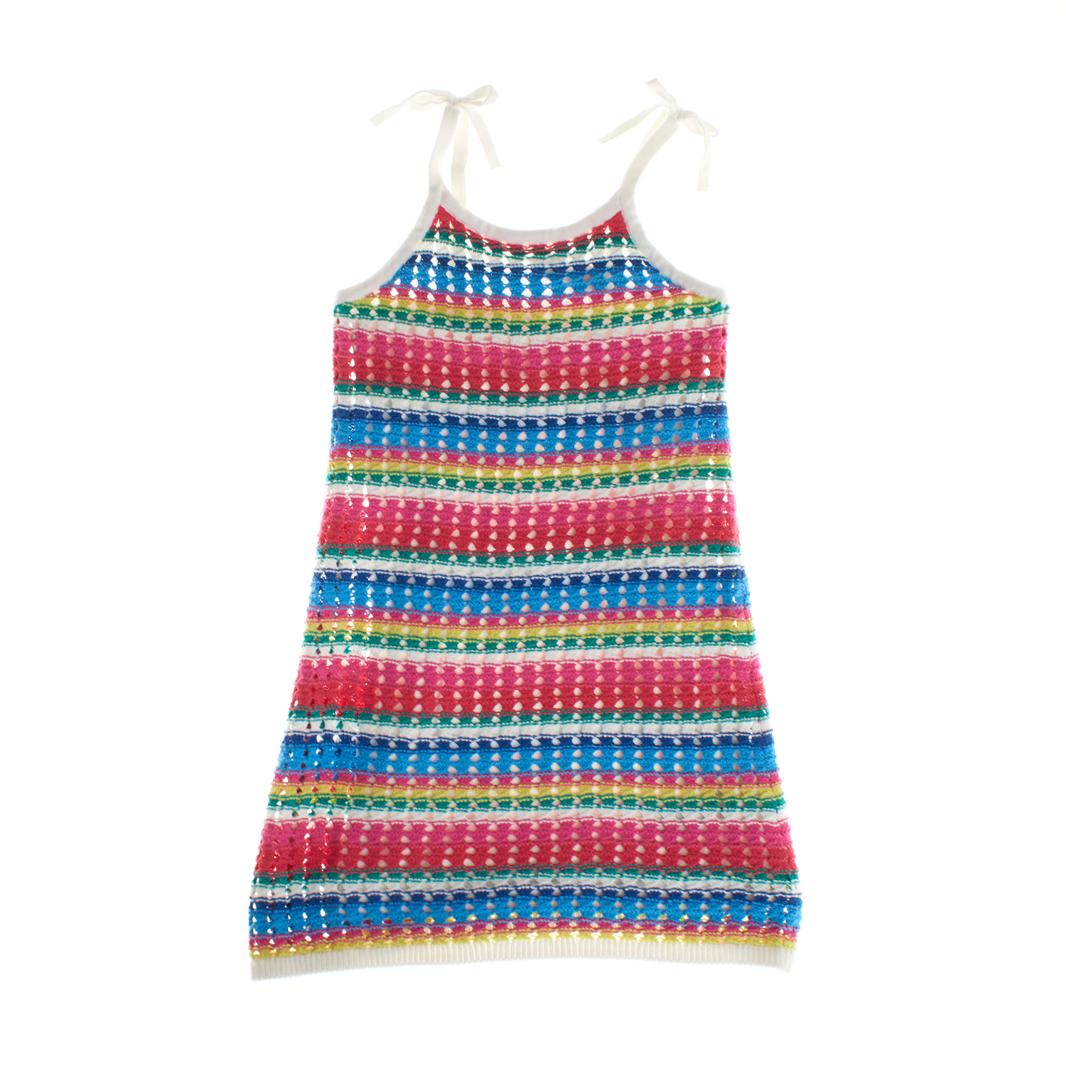 Vestido Crochê Menina MultiCor