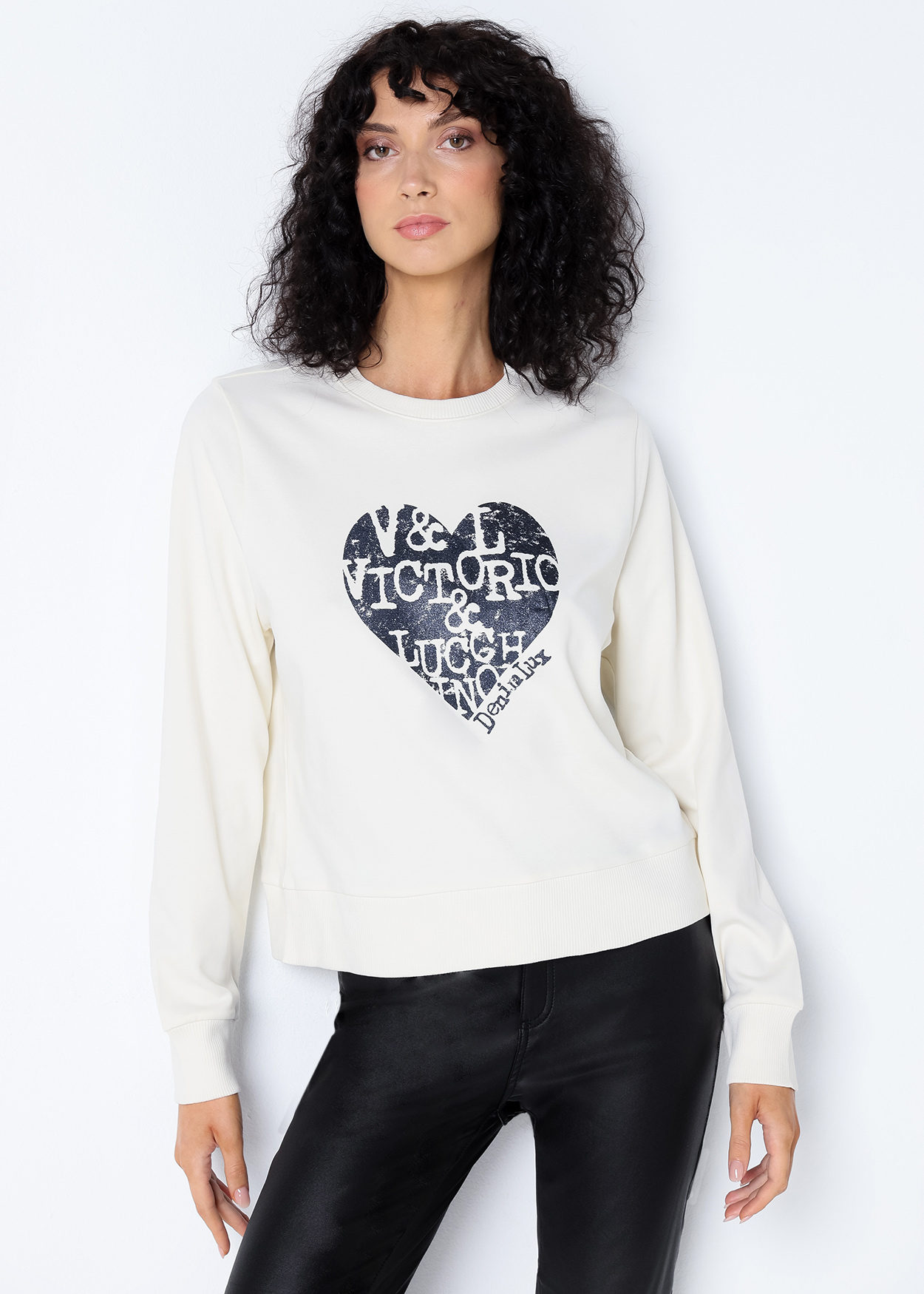 Sweatshirt Senhora Bege