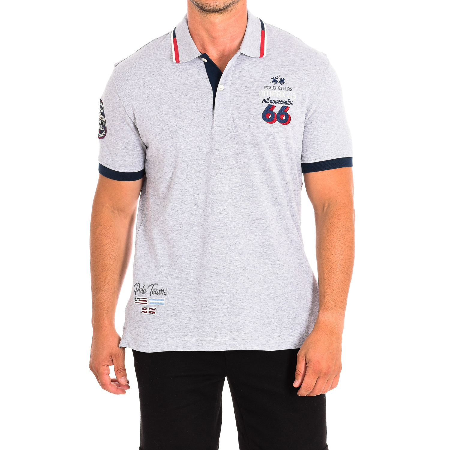 Pólo Homem Cinzento