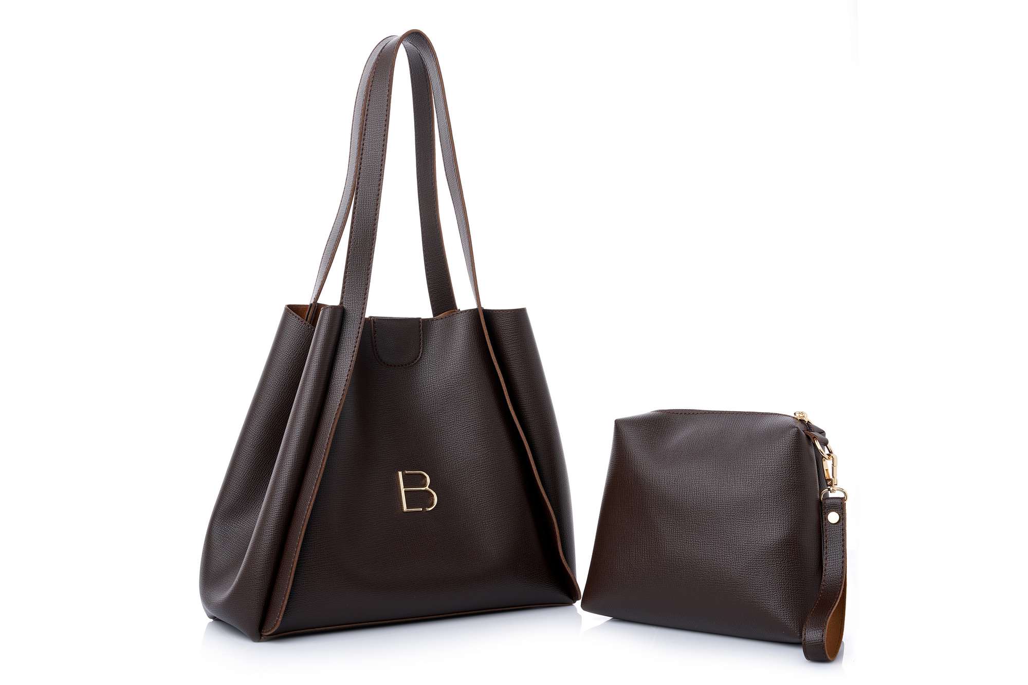 Mala de Ombro Castanho