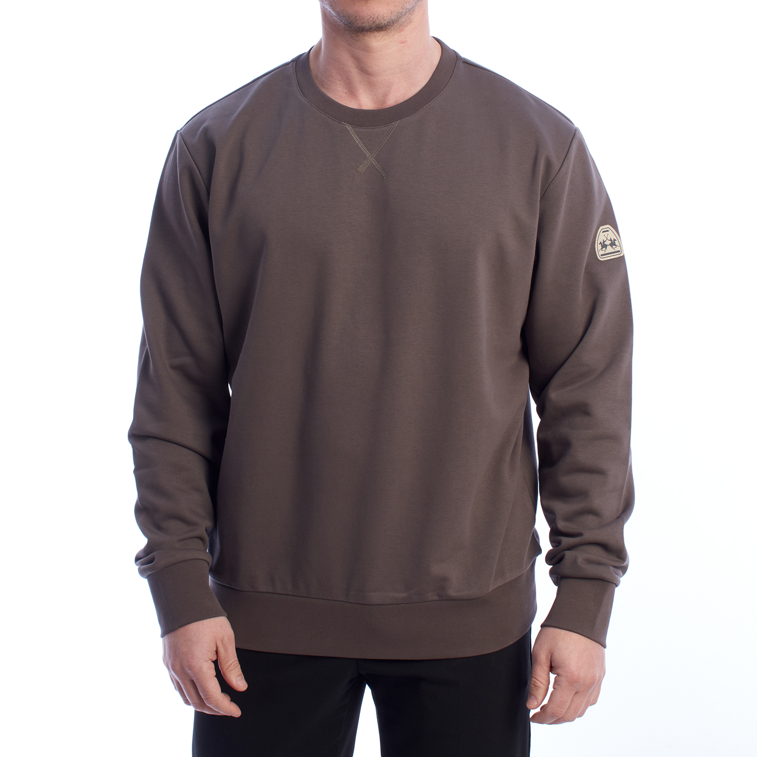 Sweatshirt Homem Regular Fit Castanho