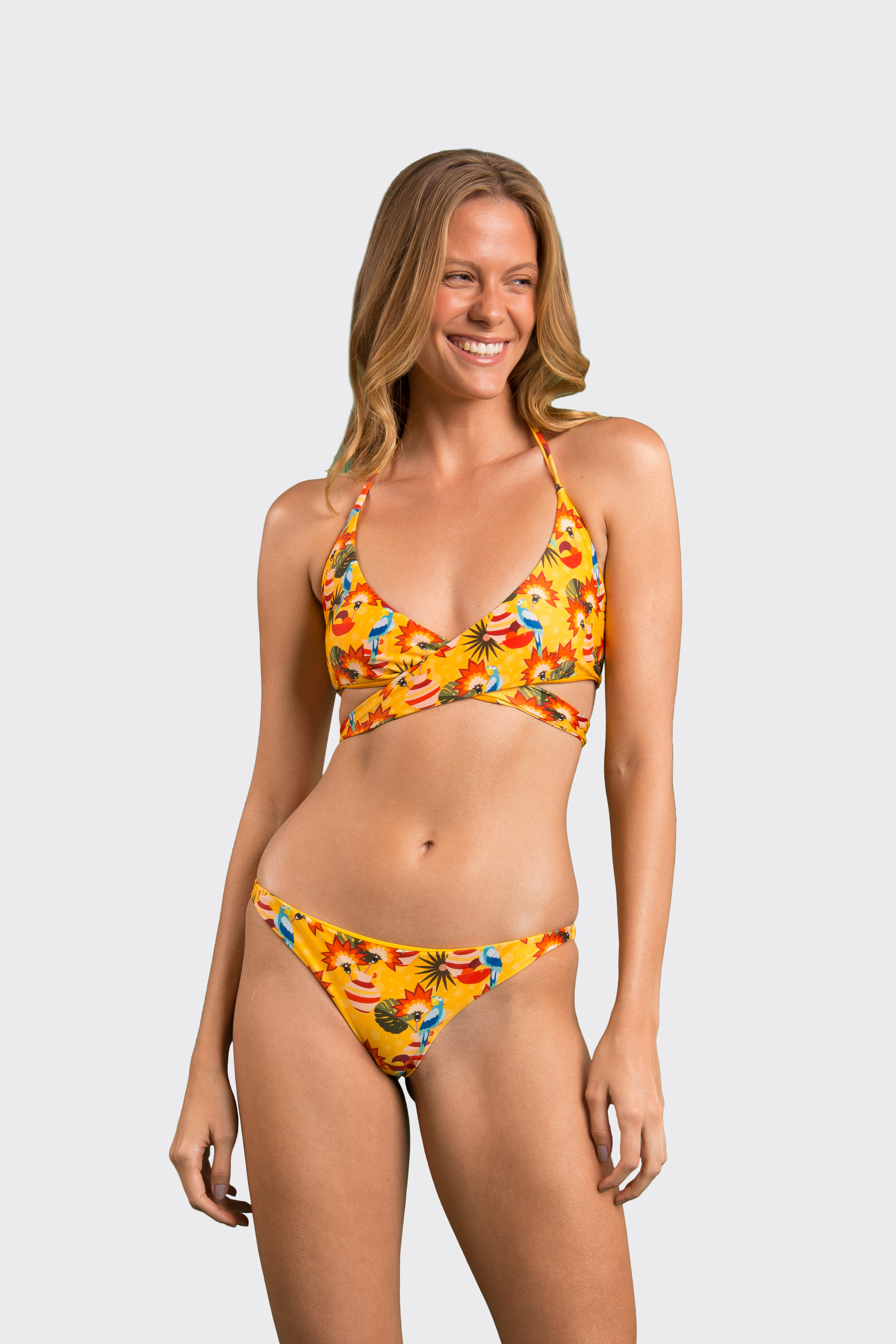Cuecas Biquini Stories Leblon Amarelo
