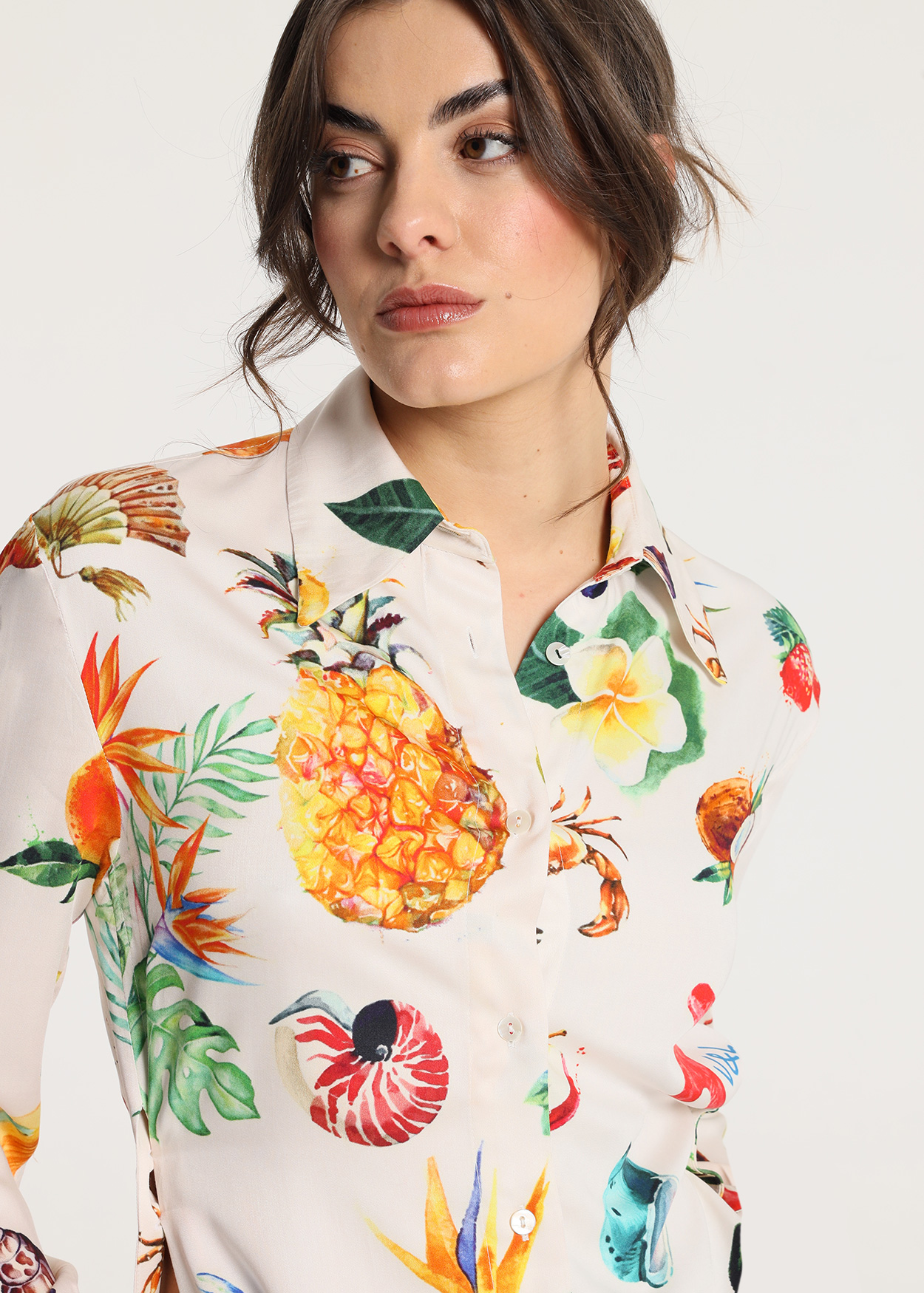 Camisa Senhora Multicolorido