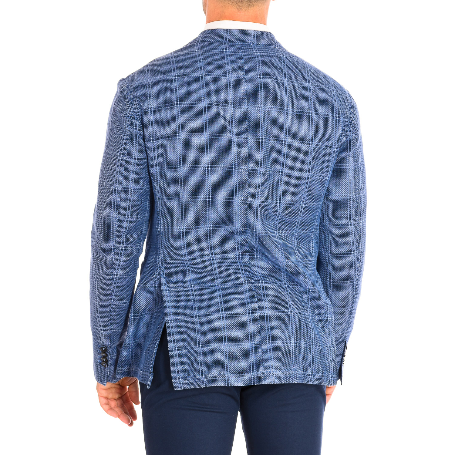 Blazer Homem Regular Fit Azul
