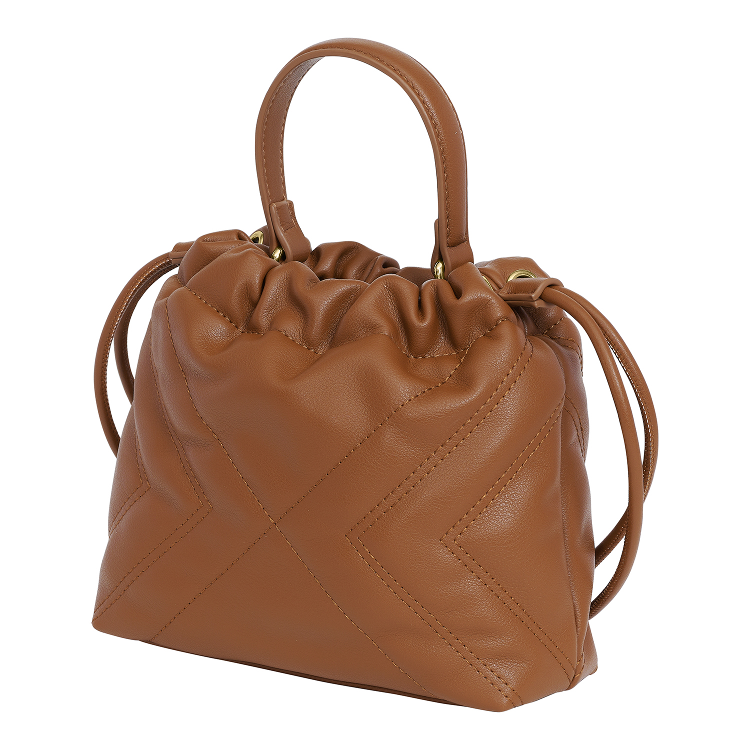 Mala Tiracolo Acolchoada Senhora Castanho