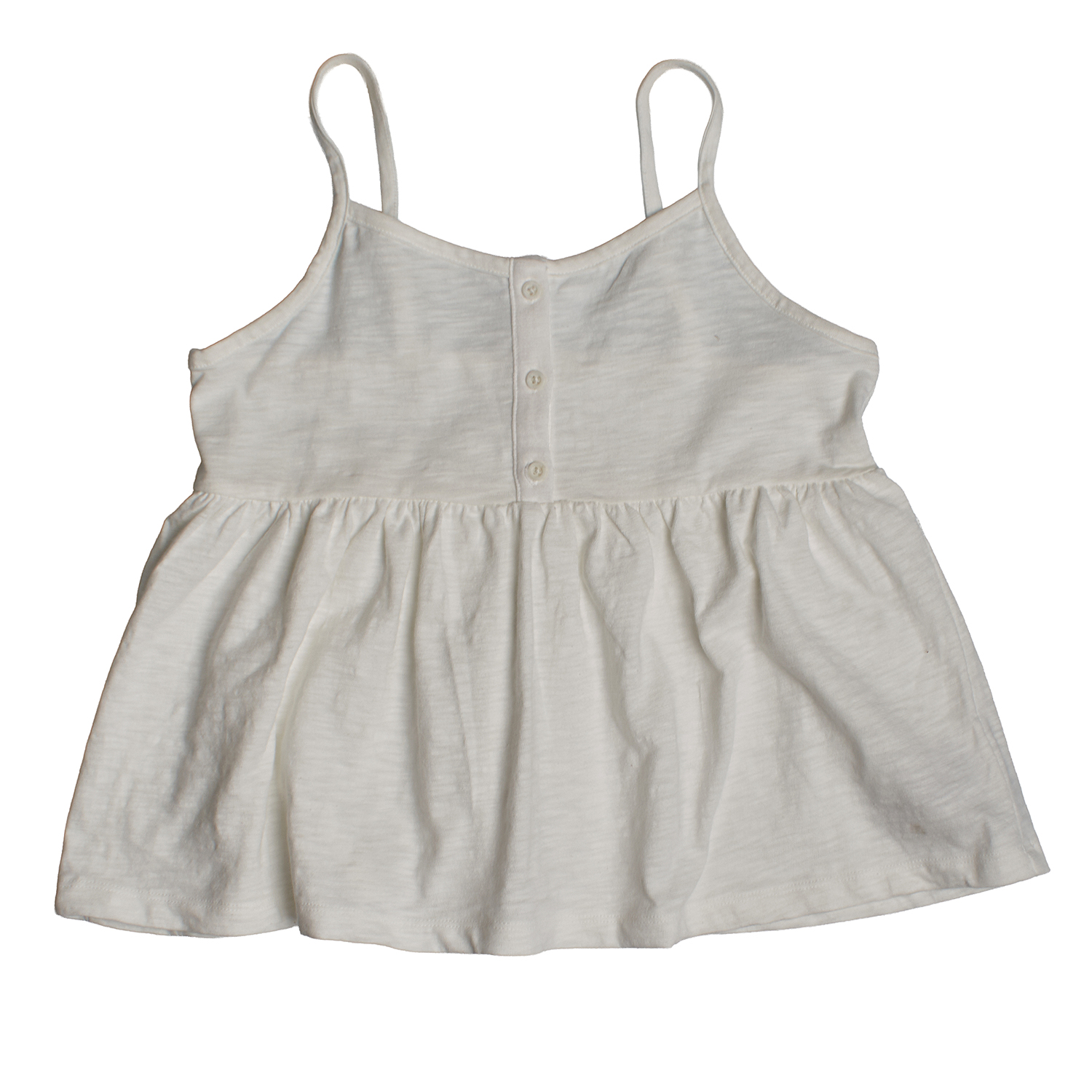 Top de Alças Menina Branco