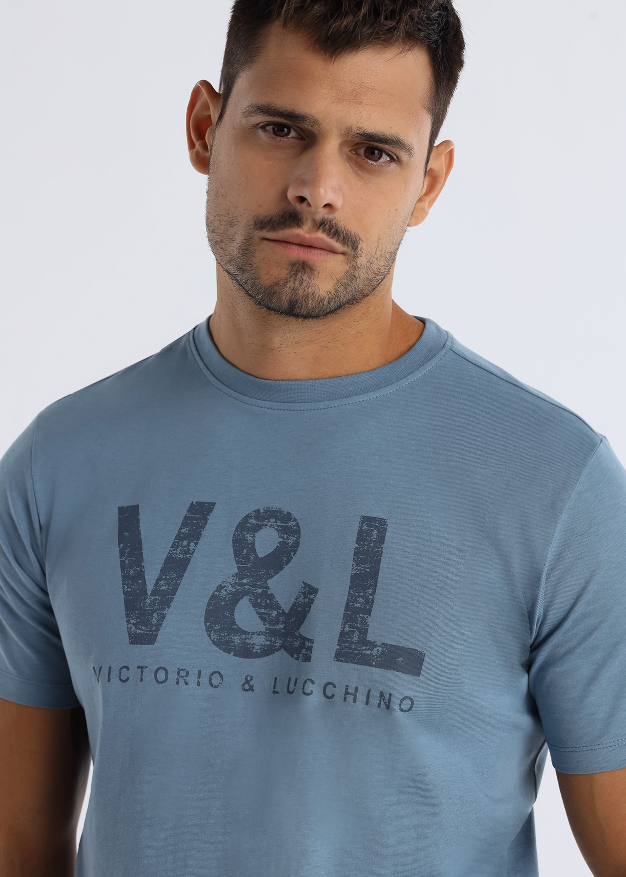 T-Shirt Homem Azul