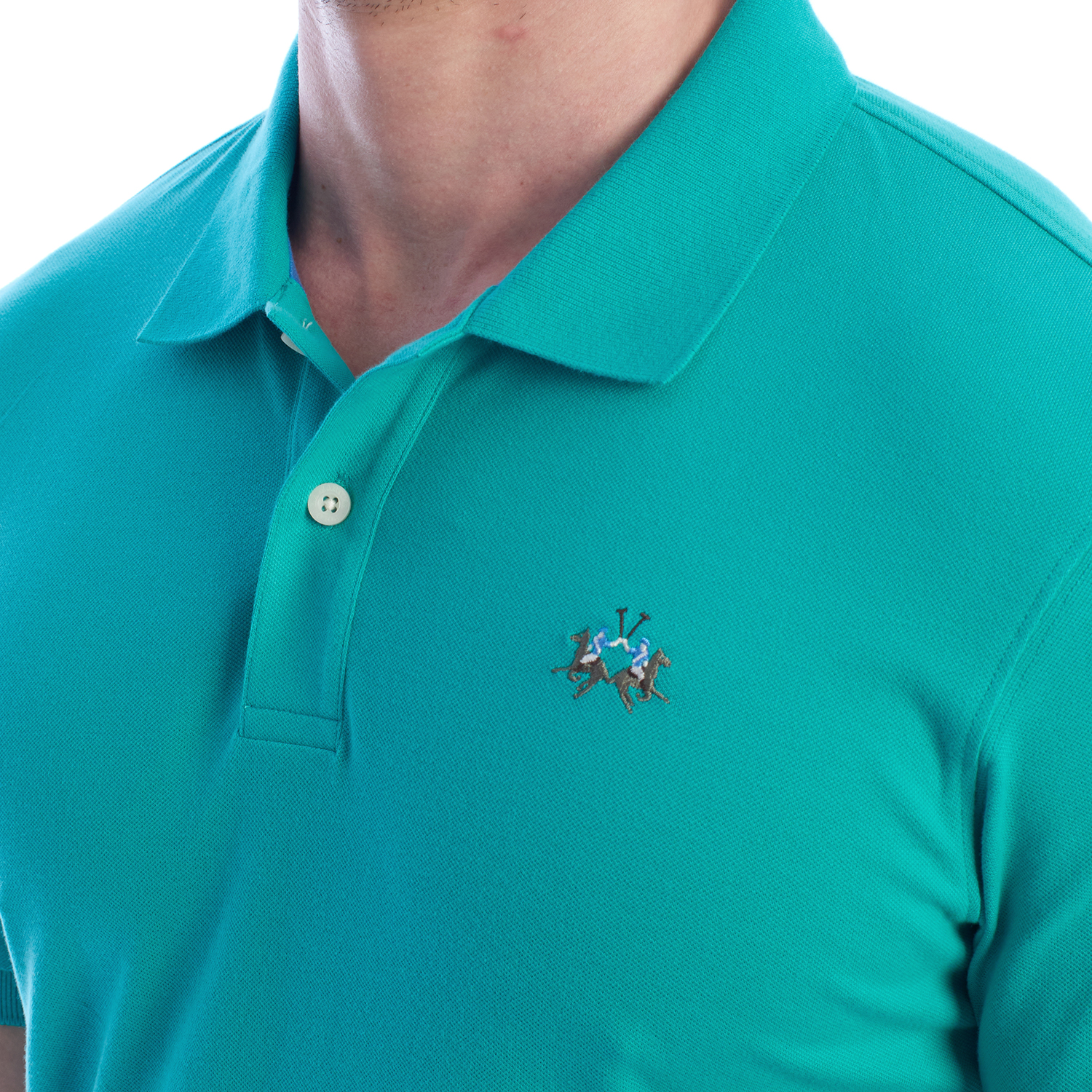 Pólo Homem Slim Fit Verde