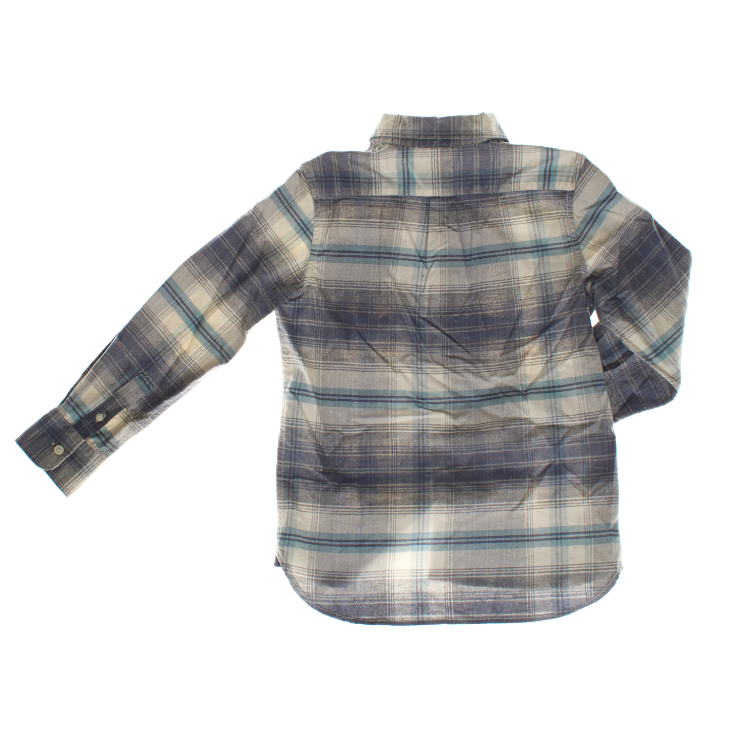 Camisa manga comprida Oxford Menino Azul