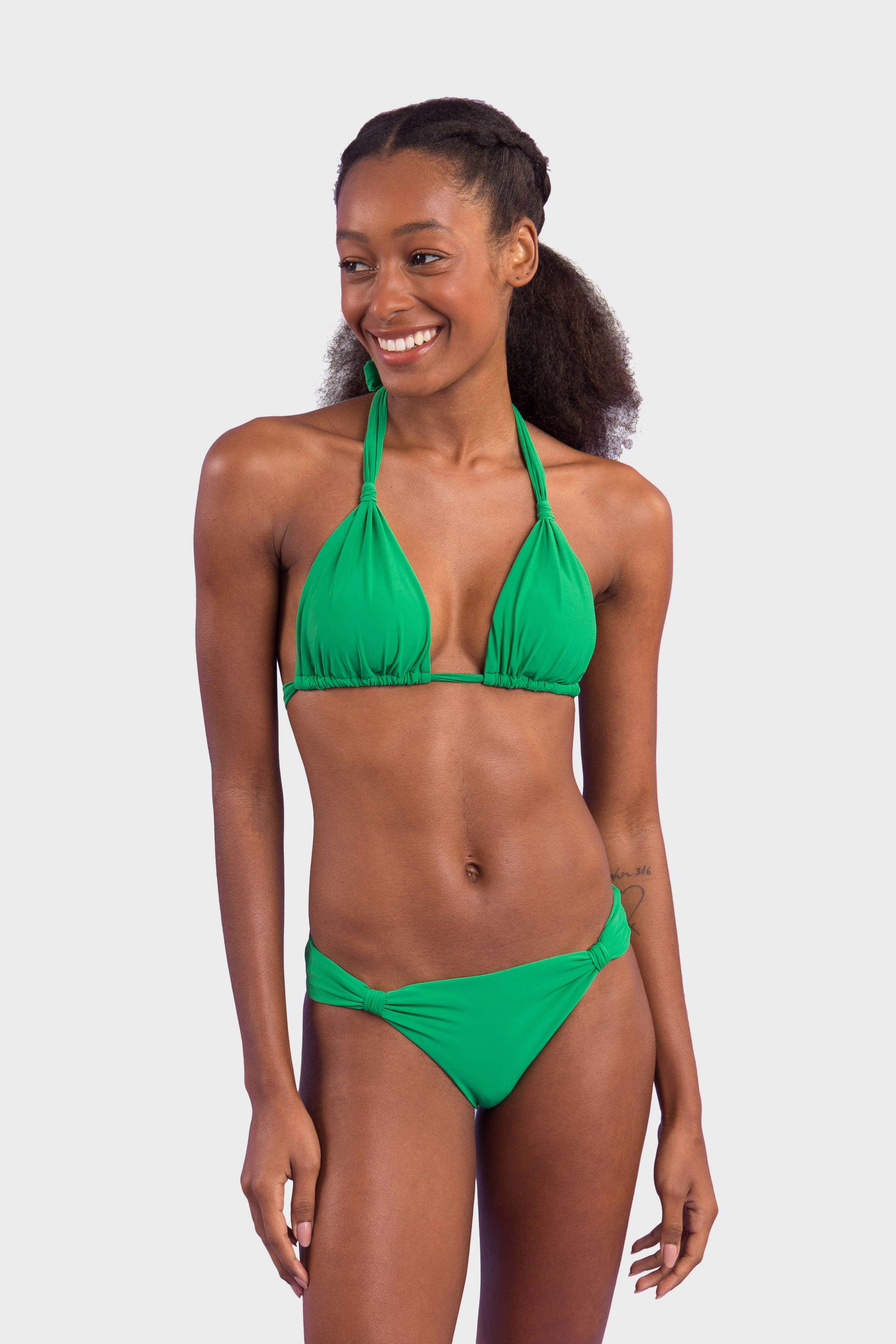 Top Biquini Tambourine Mel Verde