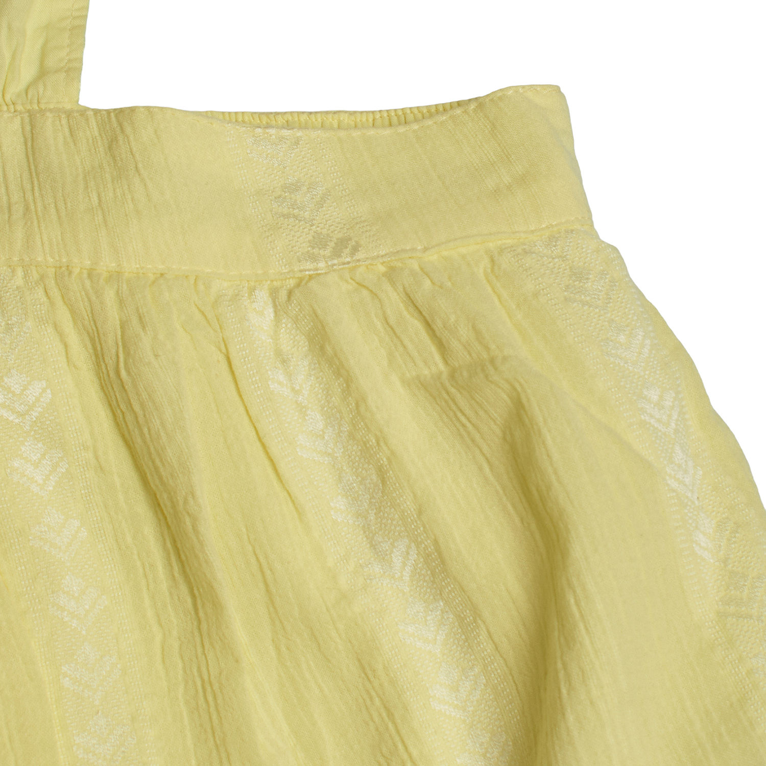 Top de Alças Largas Menina Amarelo