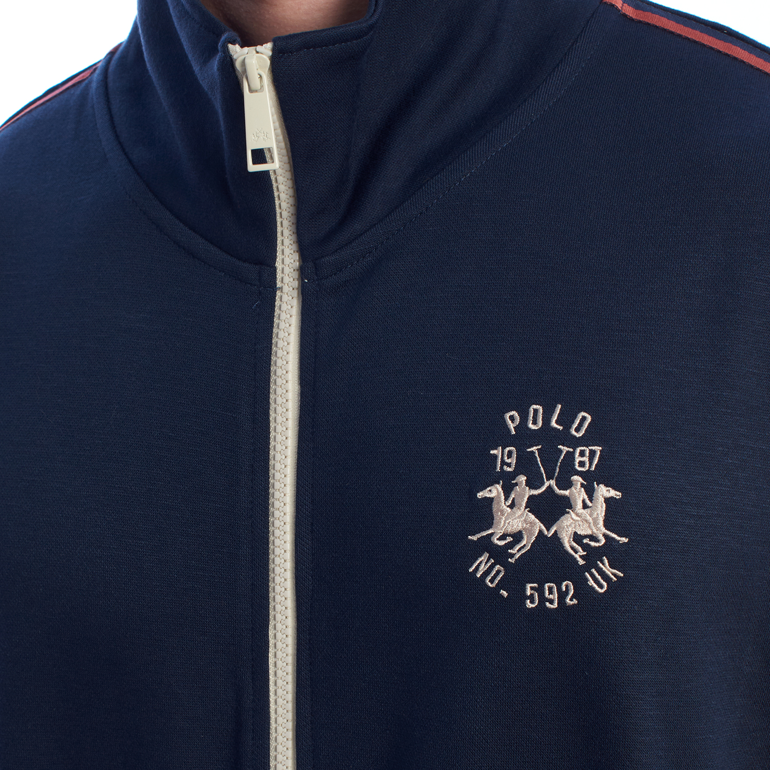 Sweatshirt Homem com Fecho Azul Escuro