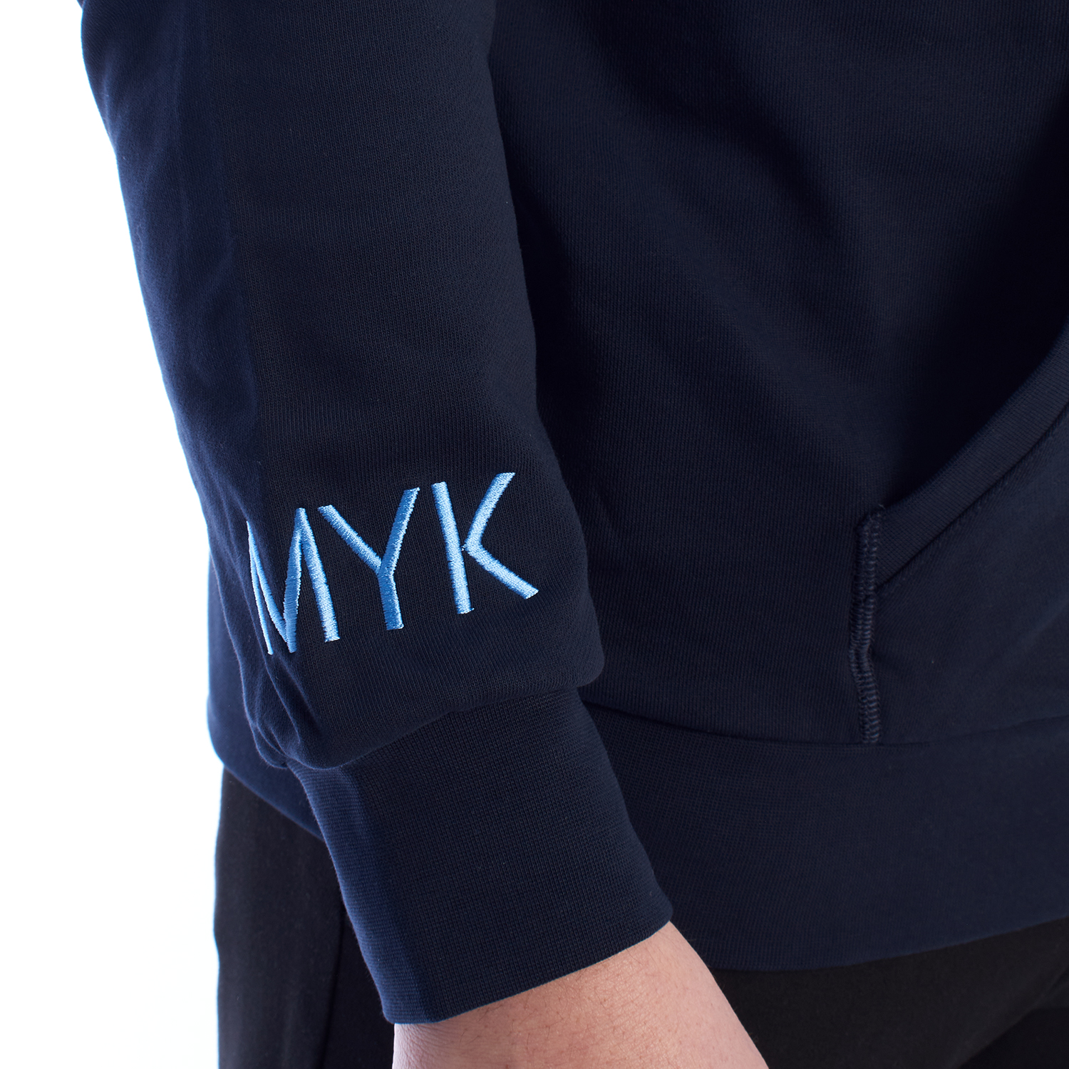 Sweatshirt com Capuz Homem Azul Escuro