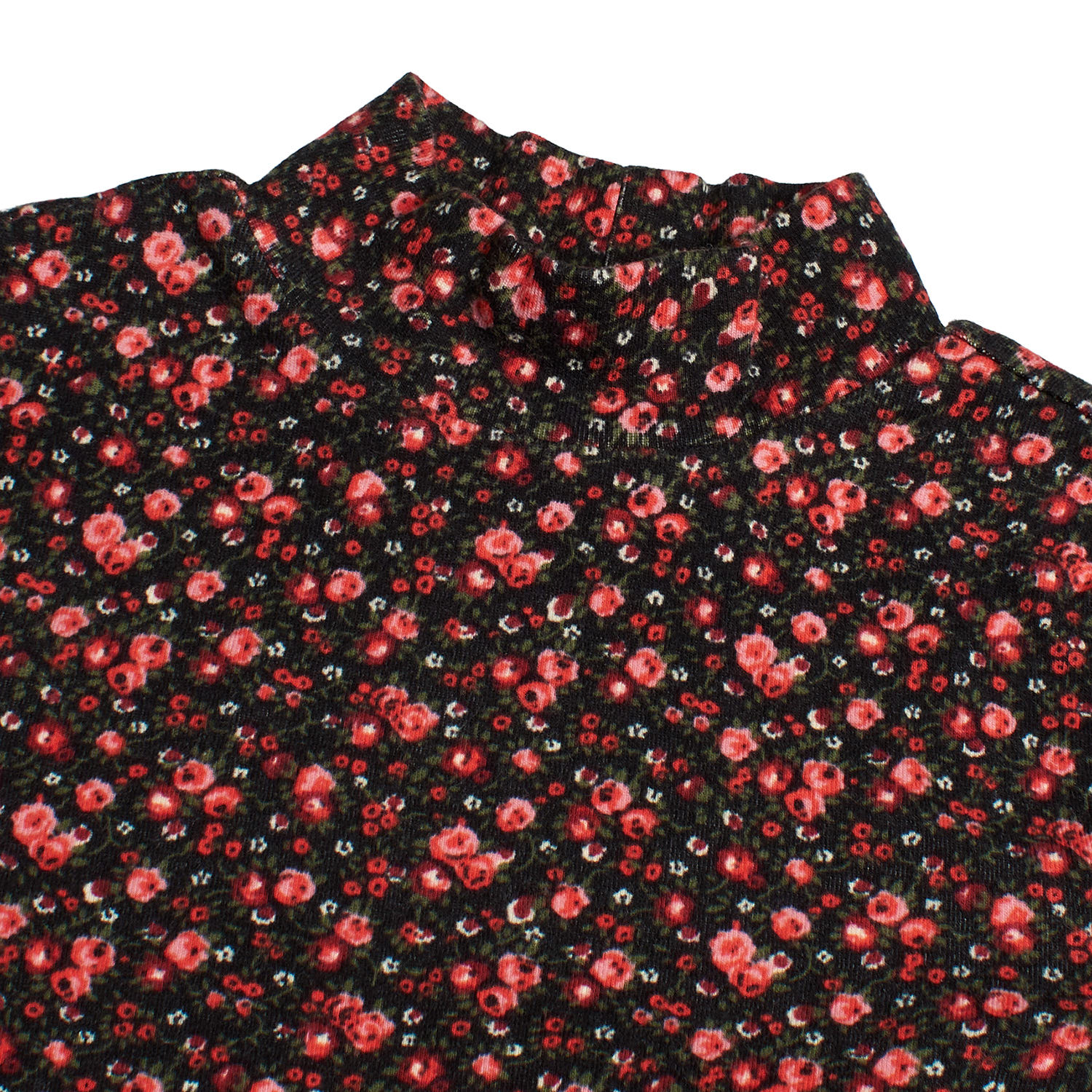 Camisola Gola Alta Menina Preto