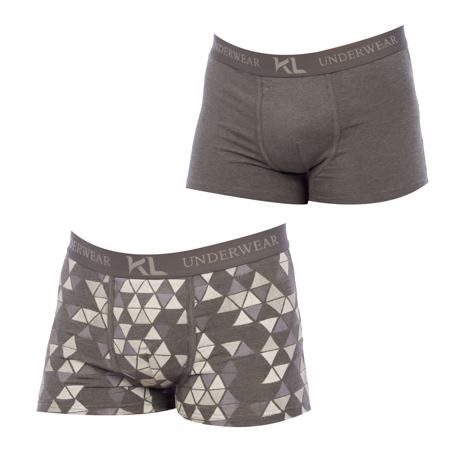 Pack 2 Boxers Cinzento