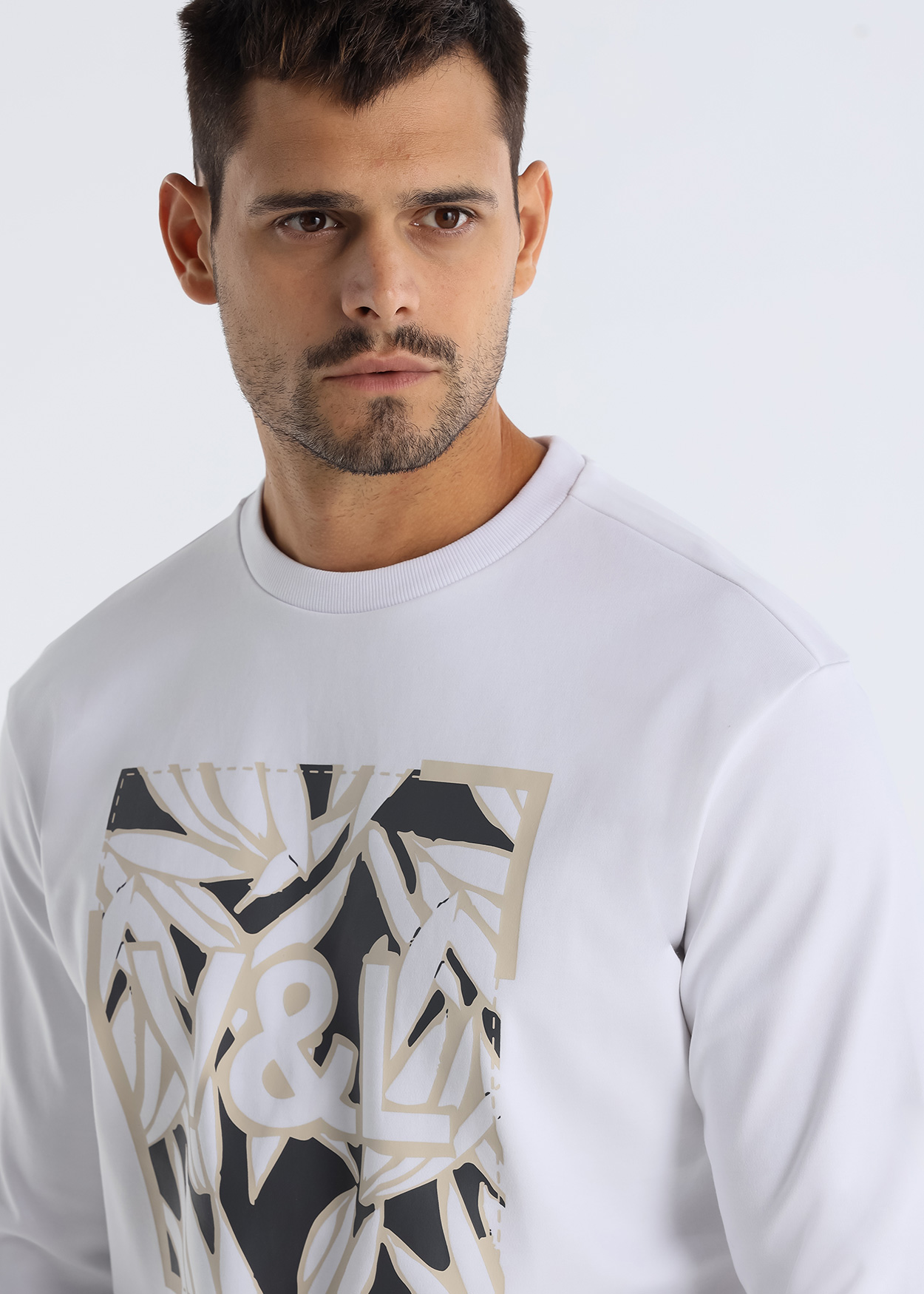 Sweatshirt Homem Branco