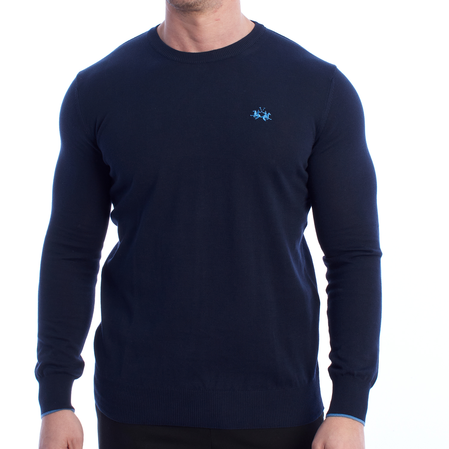 Camisola Homem Regular Fit Azul Escuro