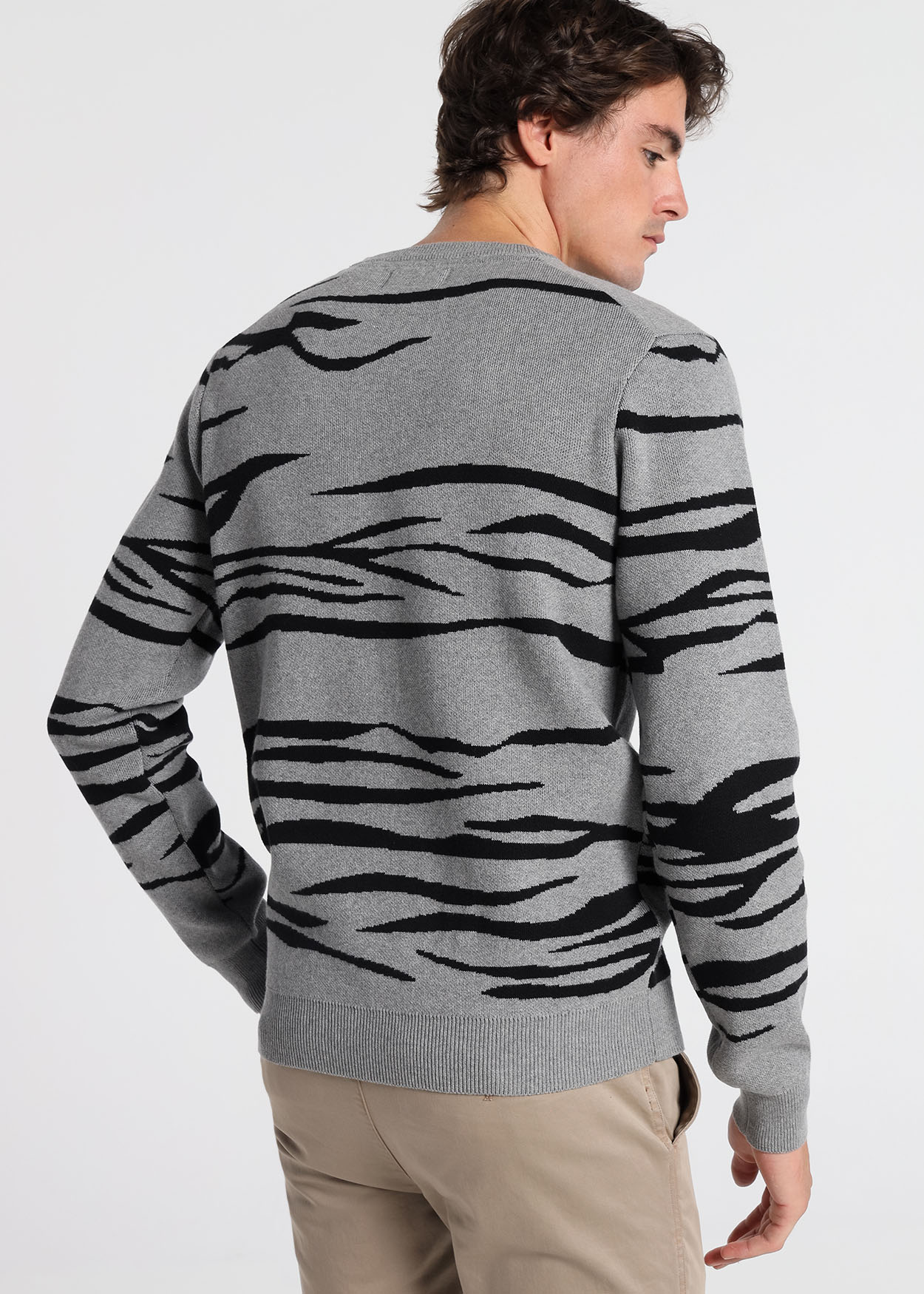 Pullover Jacquard Multicor