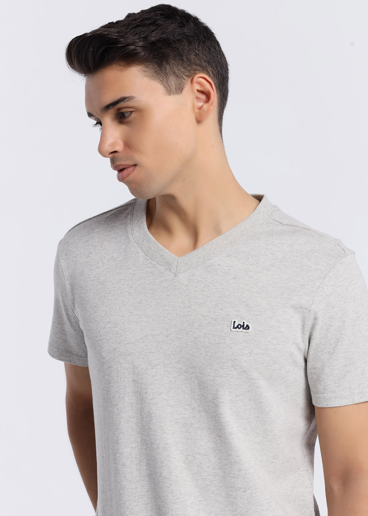 T-Shirt Homem Cinzento