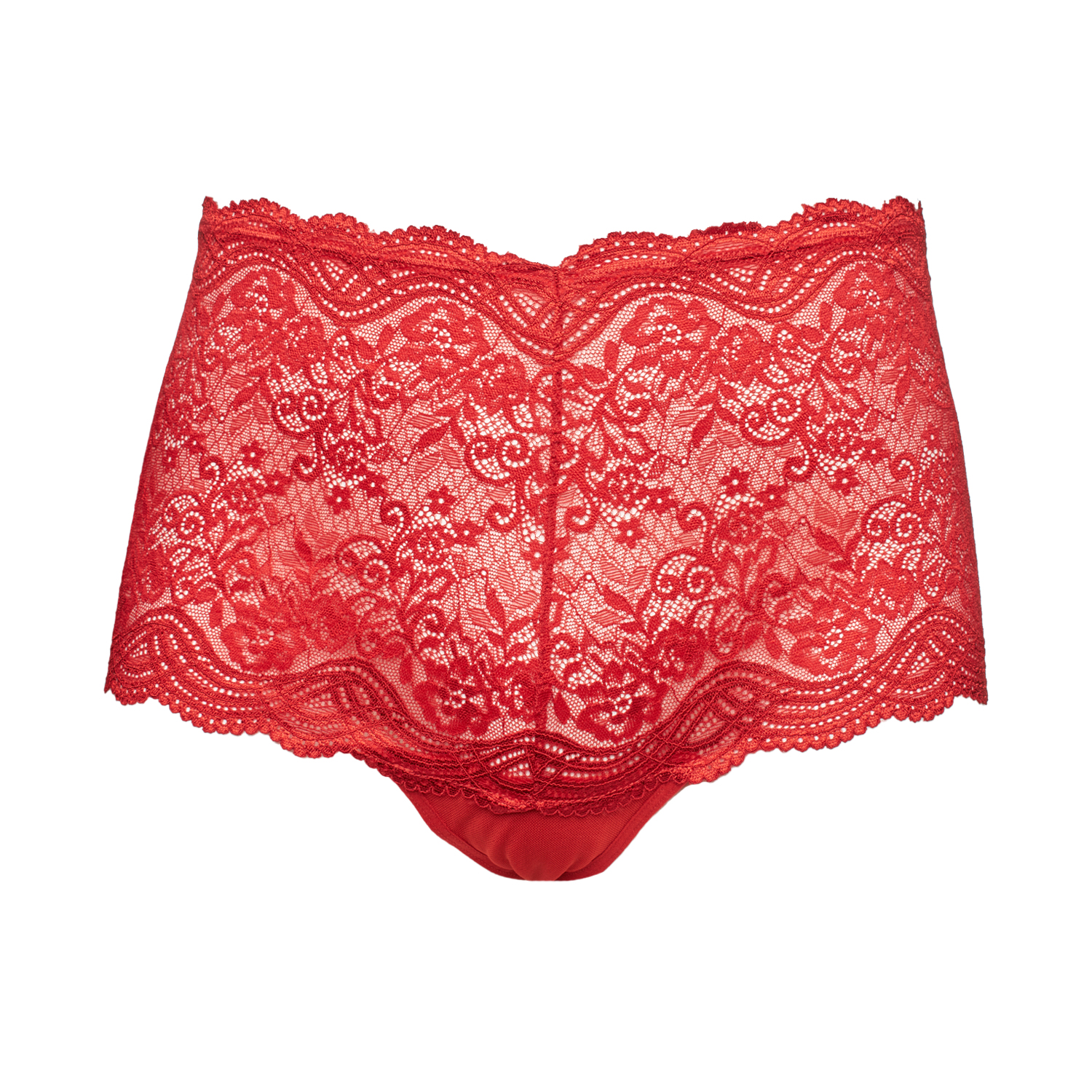 Tanga Culotte Cintura Subida Vermelho