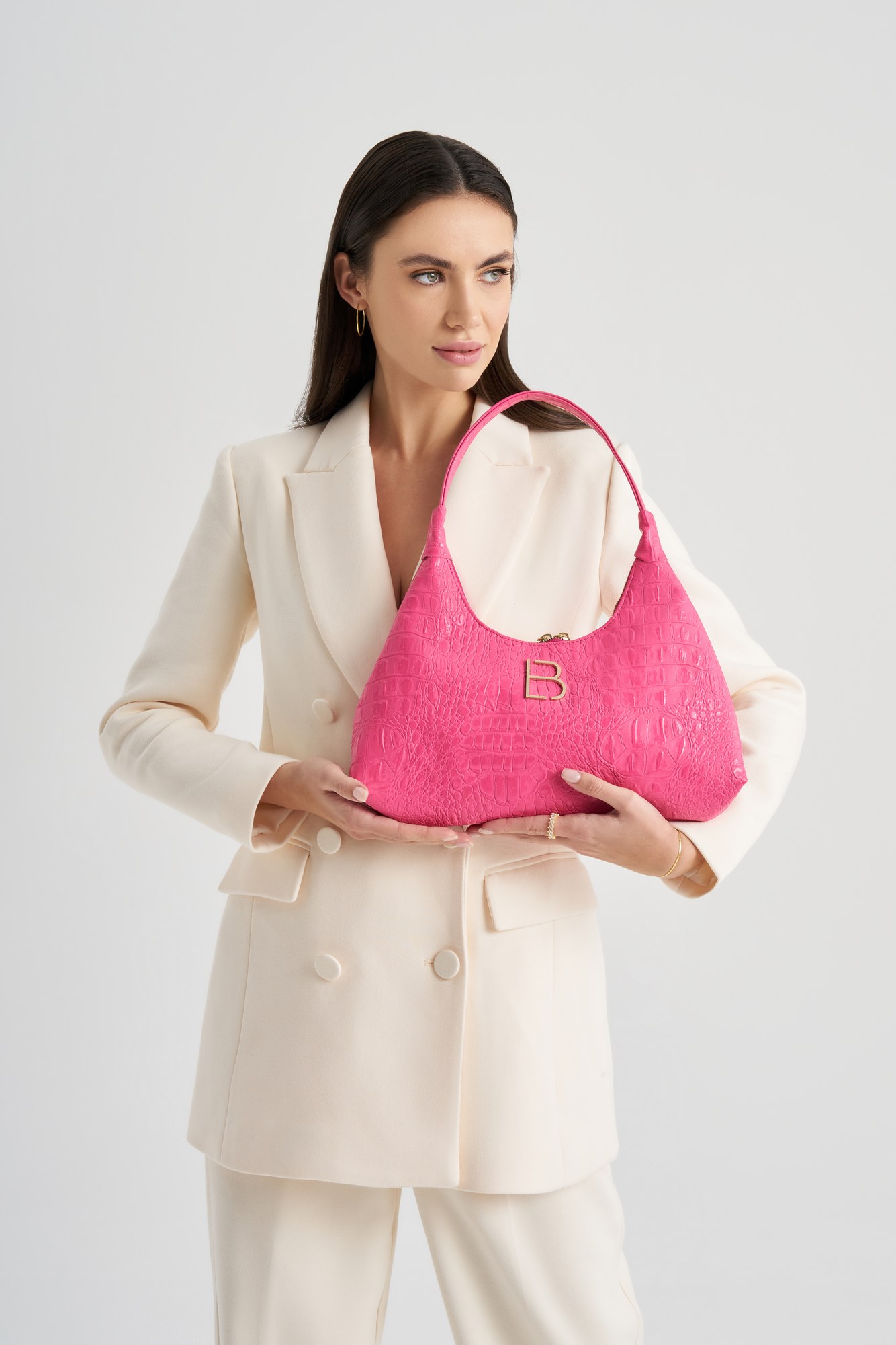 Mala de Ombro Fuchsia