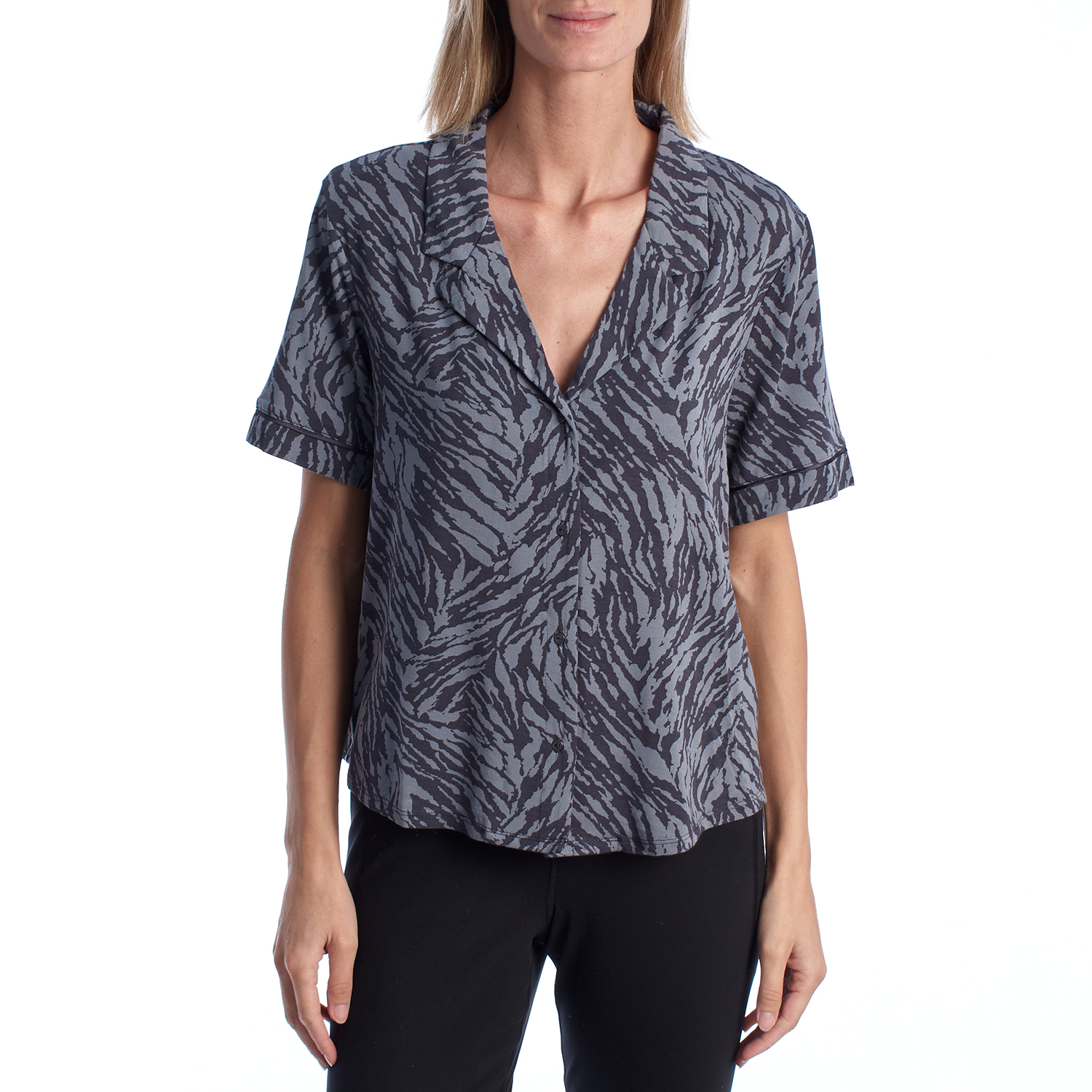 Camisa de Pijama Cinzento