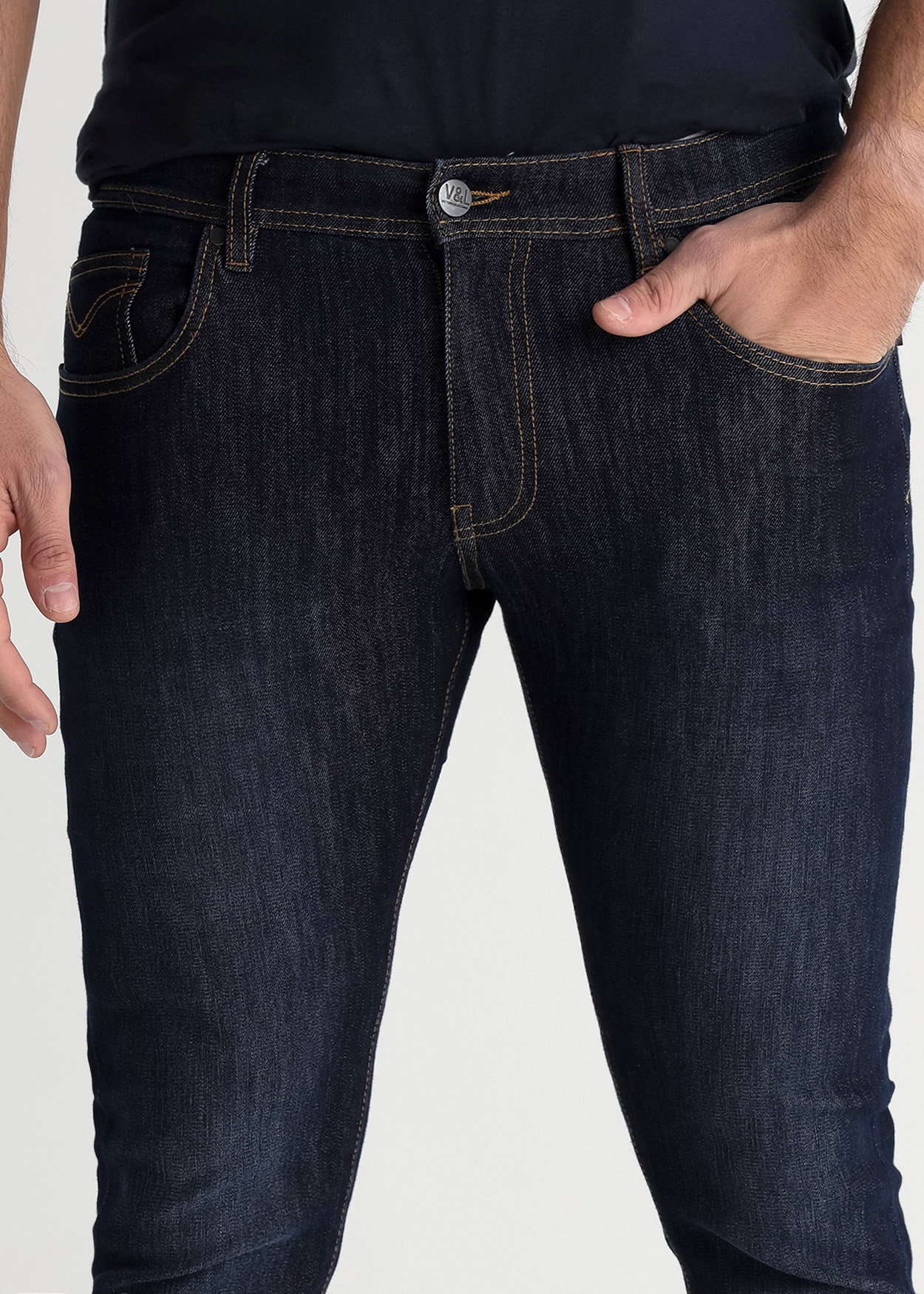 Calças de Ganga Slim Homem Azul