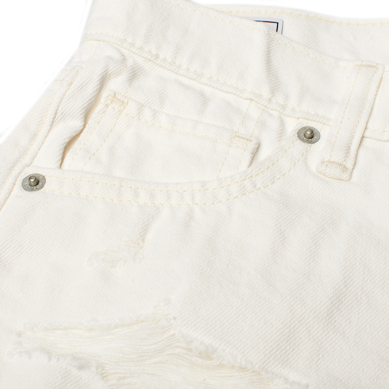 Calções de Ganga Branco