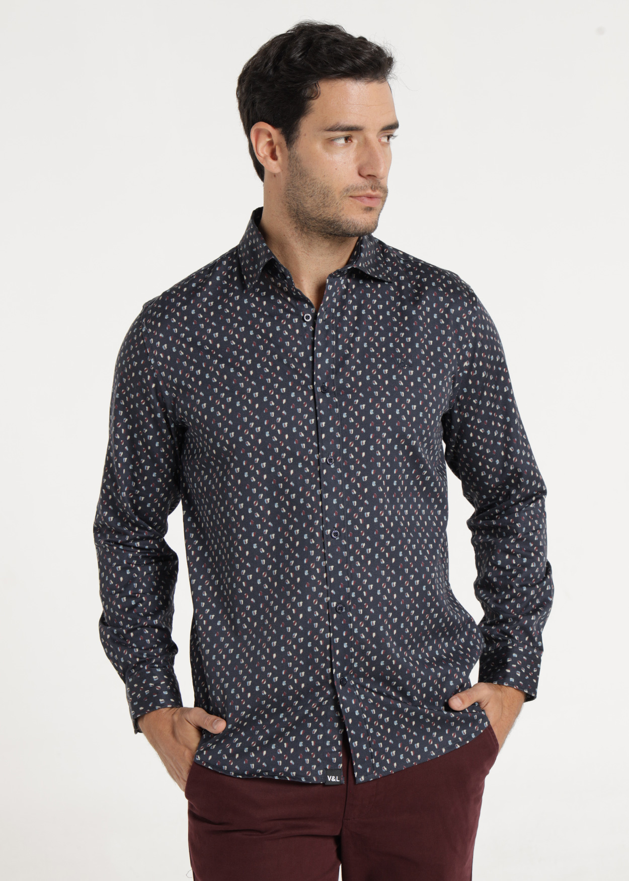 Camisa Homem Multicolorido