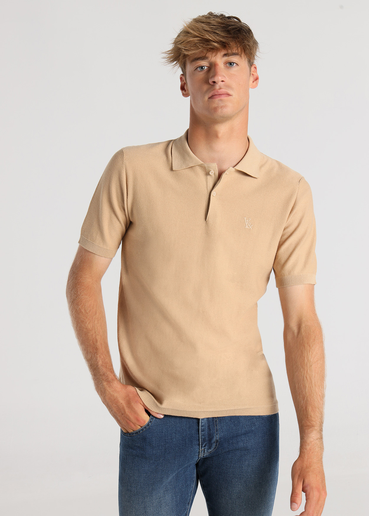 Pólo Homem Castanho