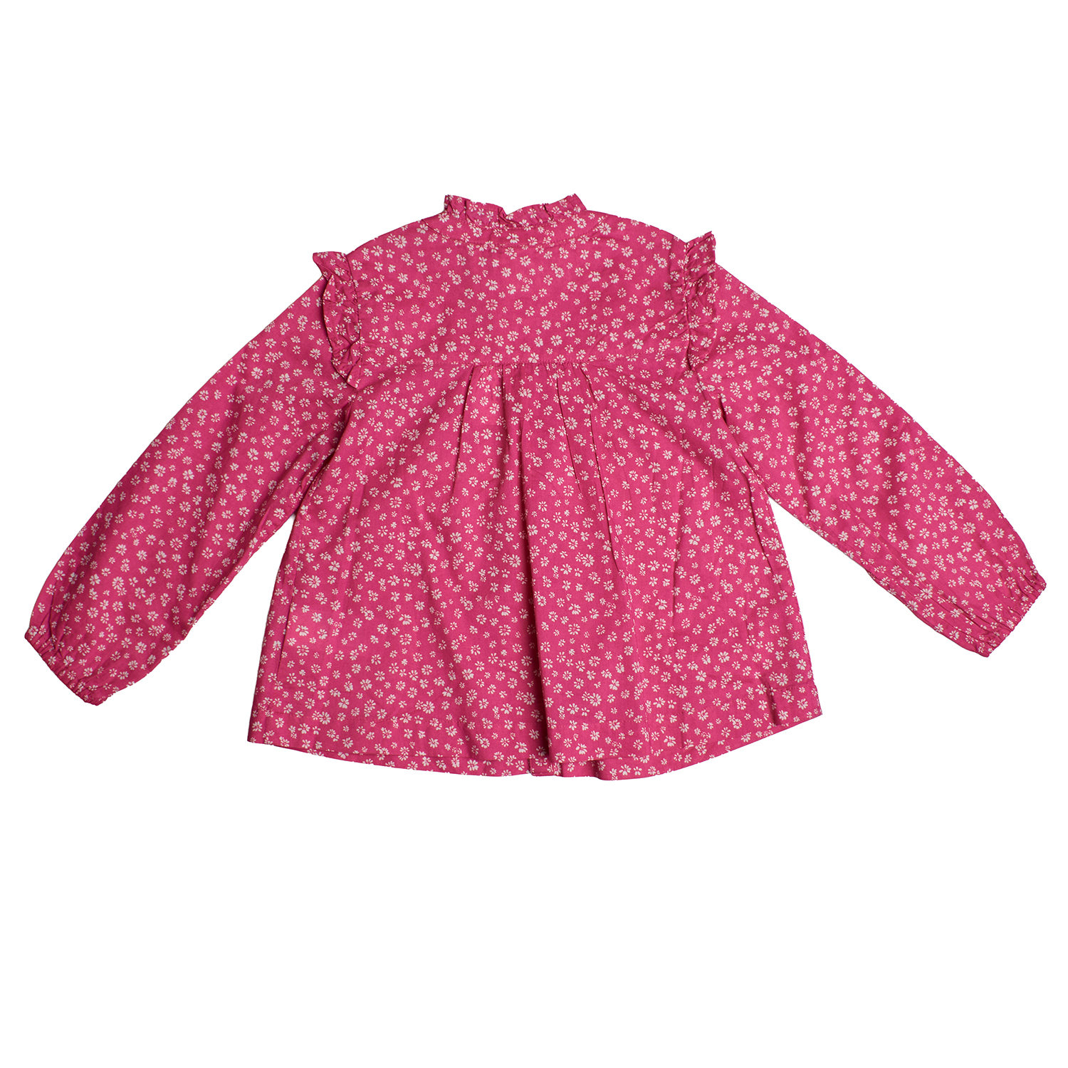 Blusa Floral Menina Rosa